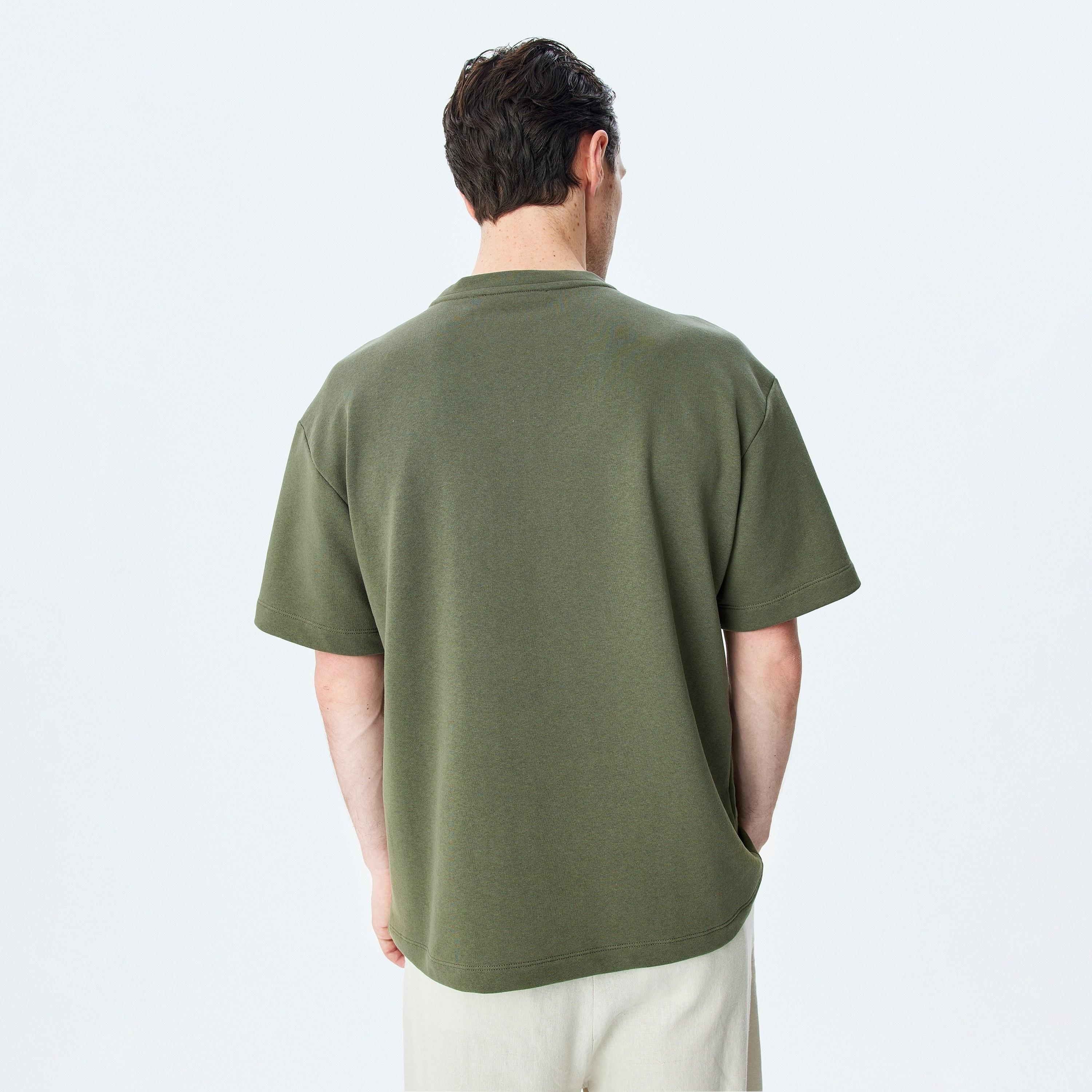 كوتون العادي برقبة قصيرة الأكمام القصيرة للرجال-men-clothing-tshirtsandpolos-tshirts-image-3