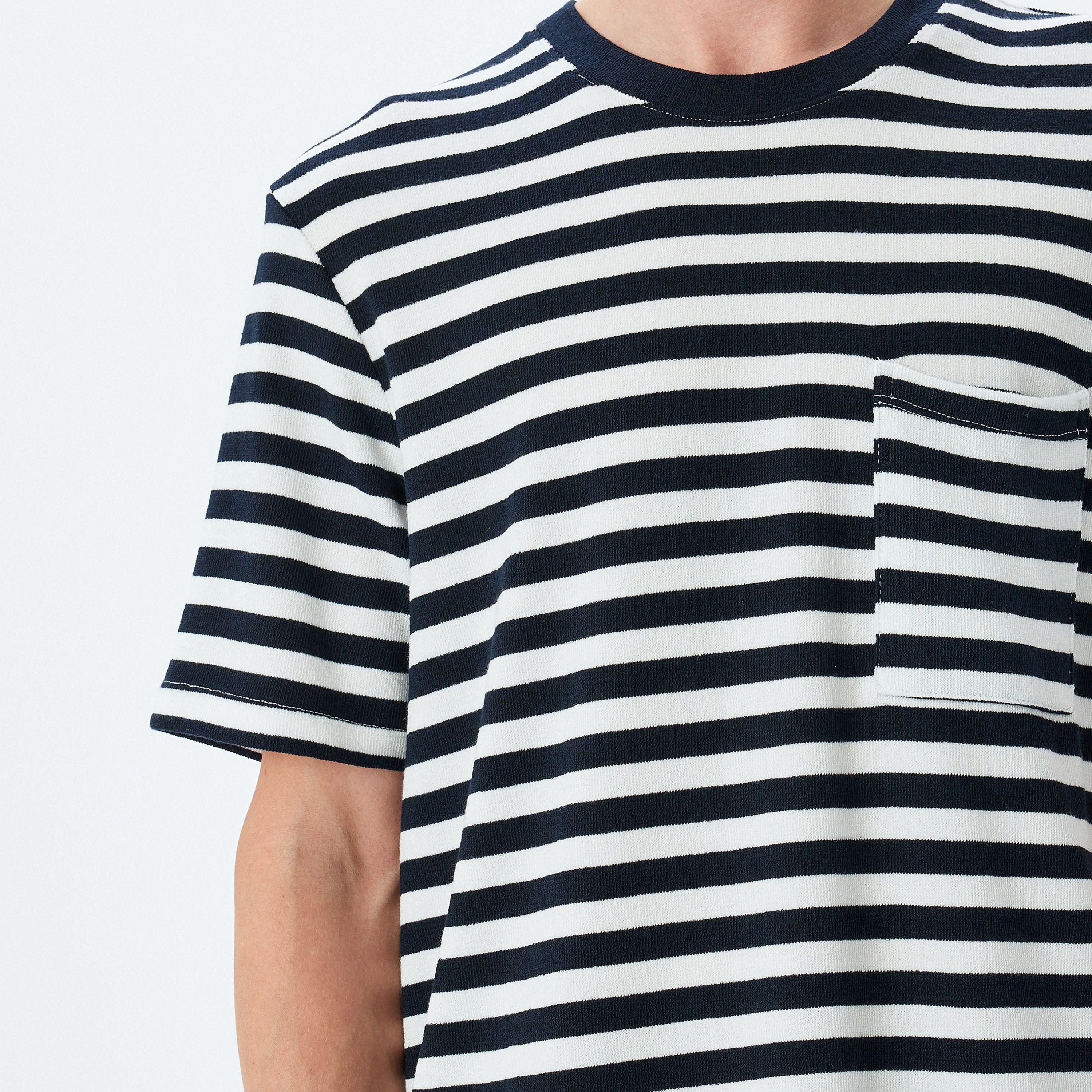 Koton Stripes Crew Neck Short Sleeves Men's T-Shirt-men-clothing-tshirtsandpolos-tshirts-image-3