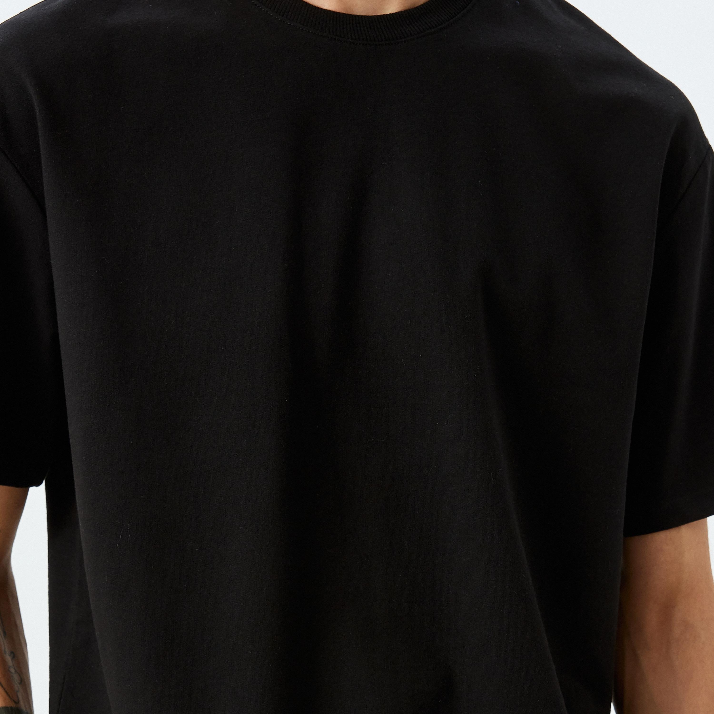 Koton Plain Crew Neck Short Sleeves Men's T-Shirt-men-clothing-tshirtsandpolos-tshirts-image-3