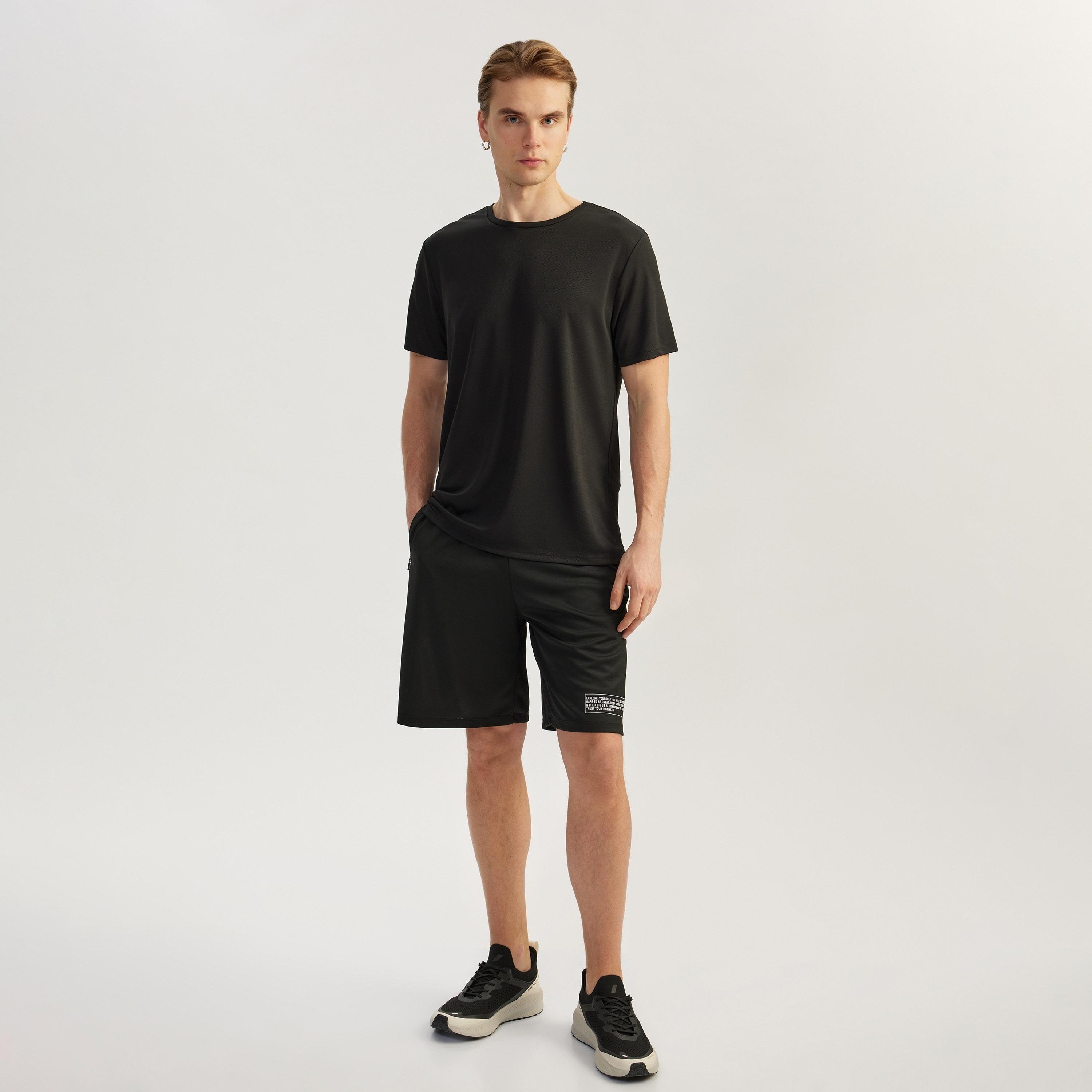 Koton Printed Crew Neck Short Sleeves Men's T-Shirt-men-clothing-tshirtsandpolos-tshirts-image-2