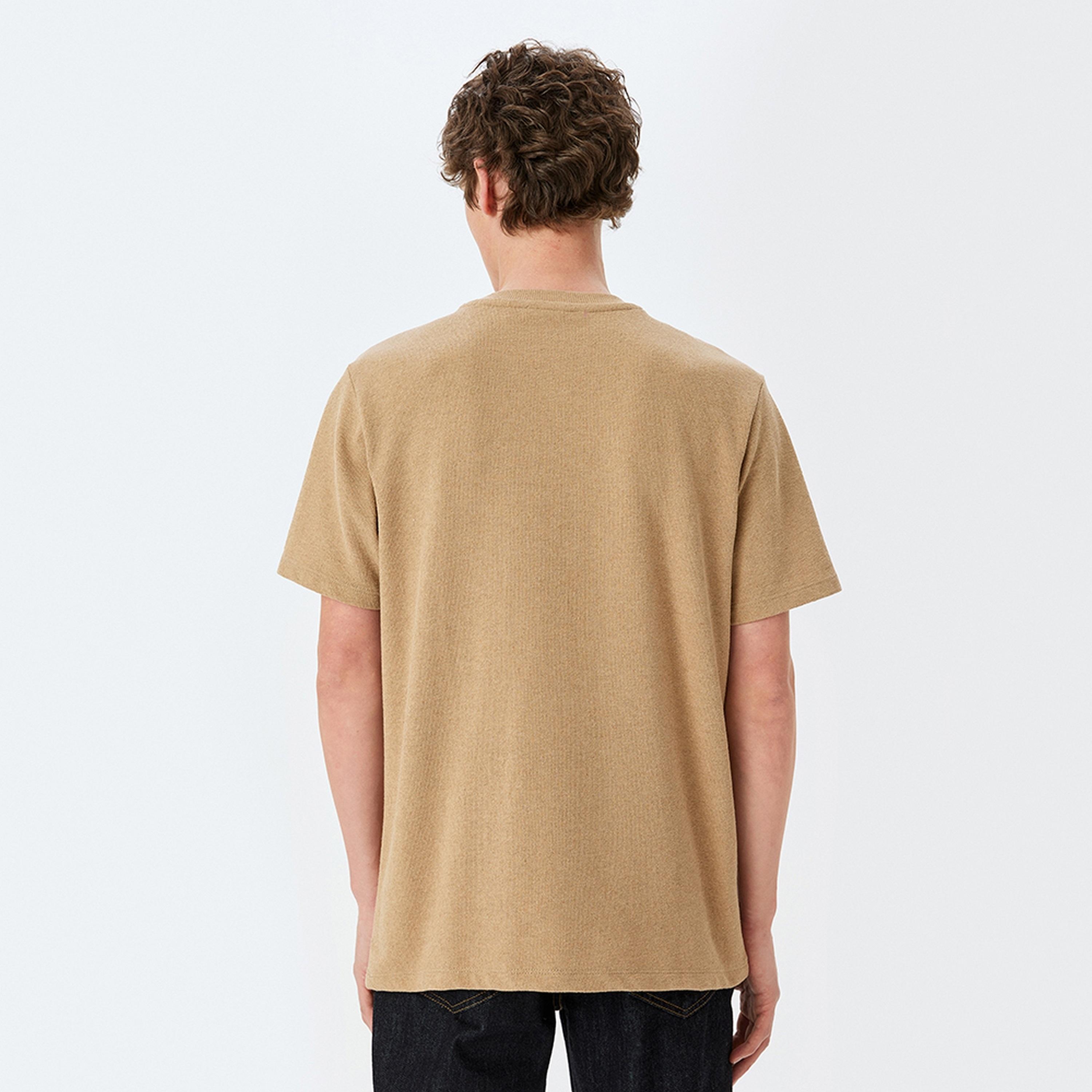 KOTON Plain Crew Neck Short Sleeves Men's T-Shirt-men-clothing-tshirtsandpolos-tshirts-image-4