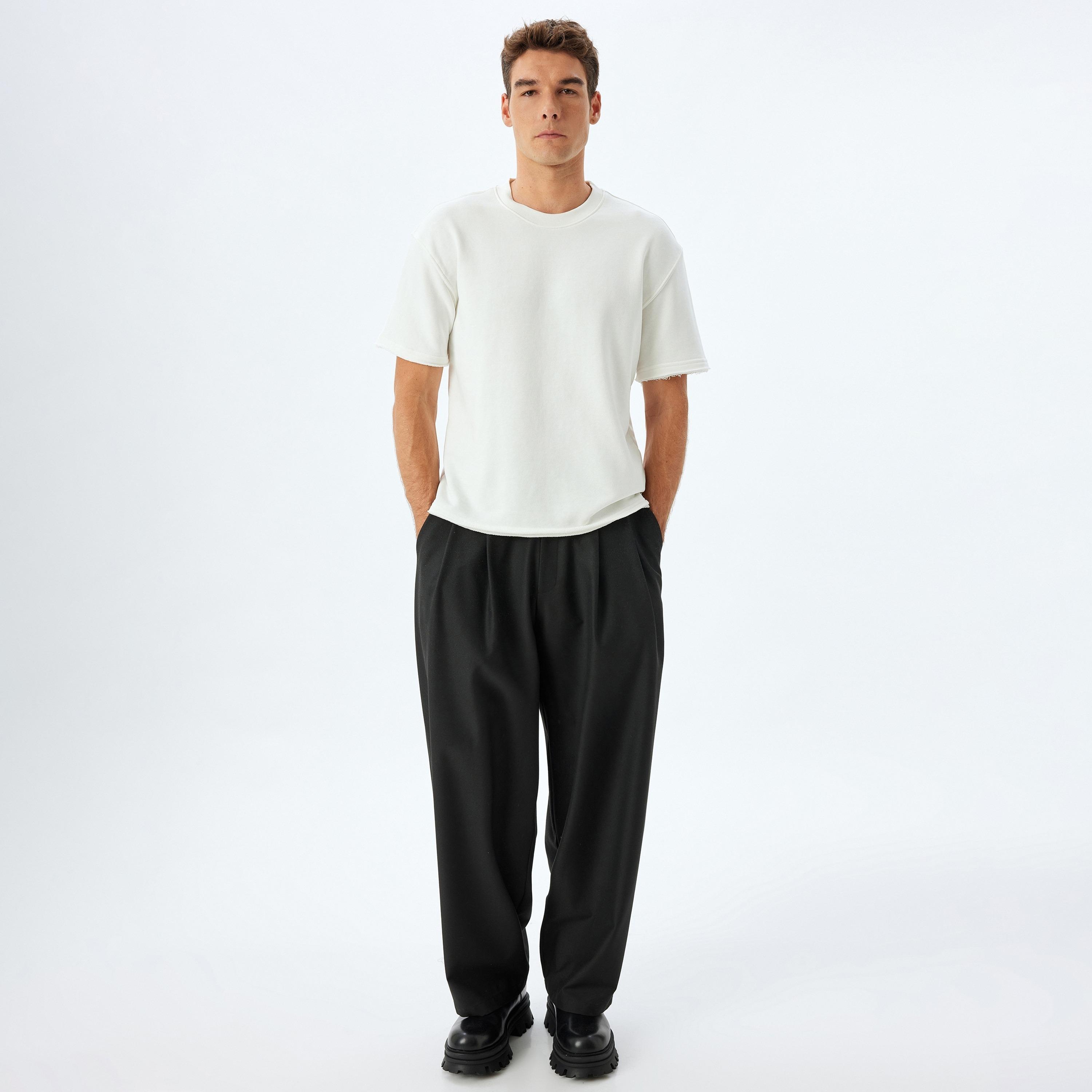كوتون العادي برقبة قصيرة الأكمام القصيرة للرجال-men-clothing-tshirtsandpolos-tshirts-image-7