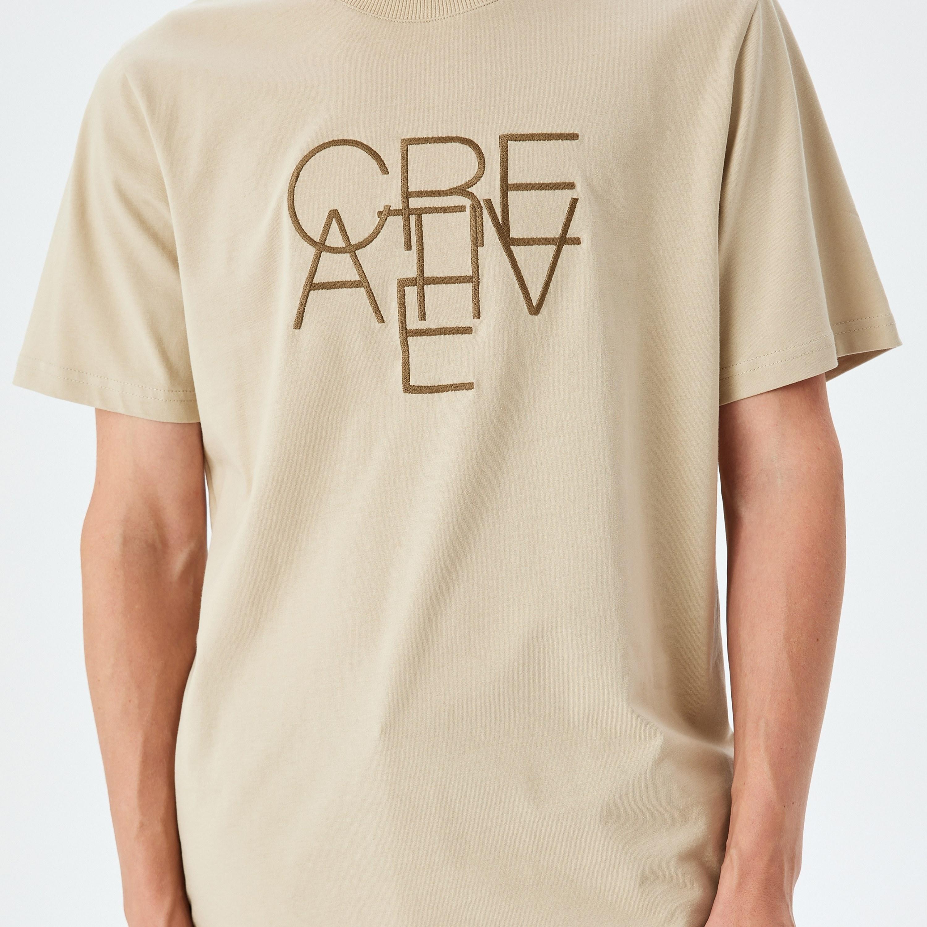 Koton Embroidered Crew Neck Short Sleeves Men's T-Shirt-men-clothing-tshirtsandpolos-tshirts-image-4