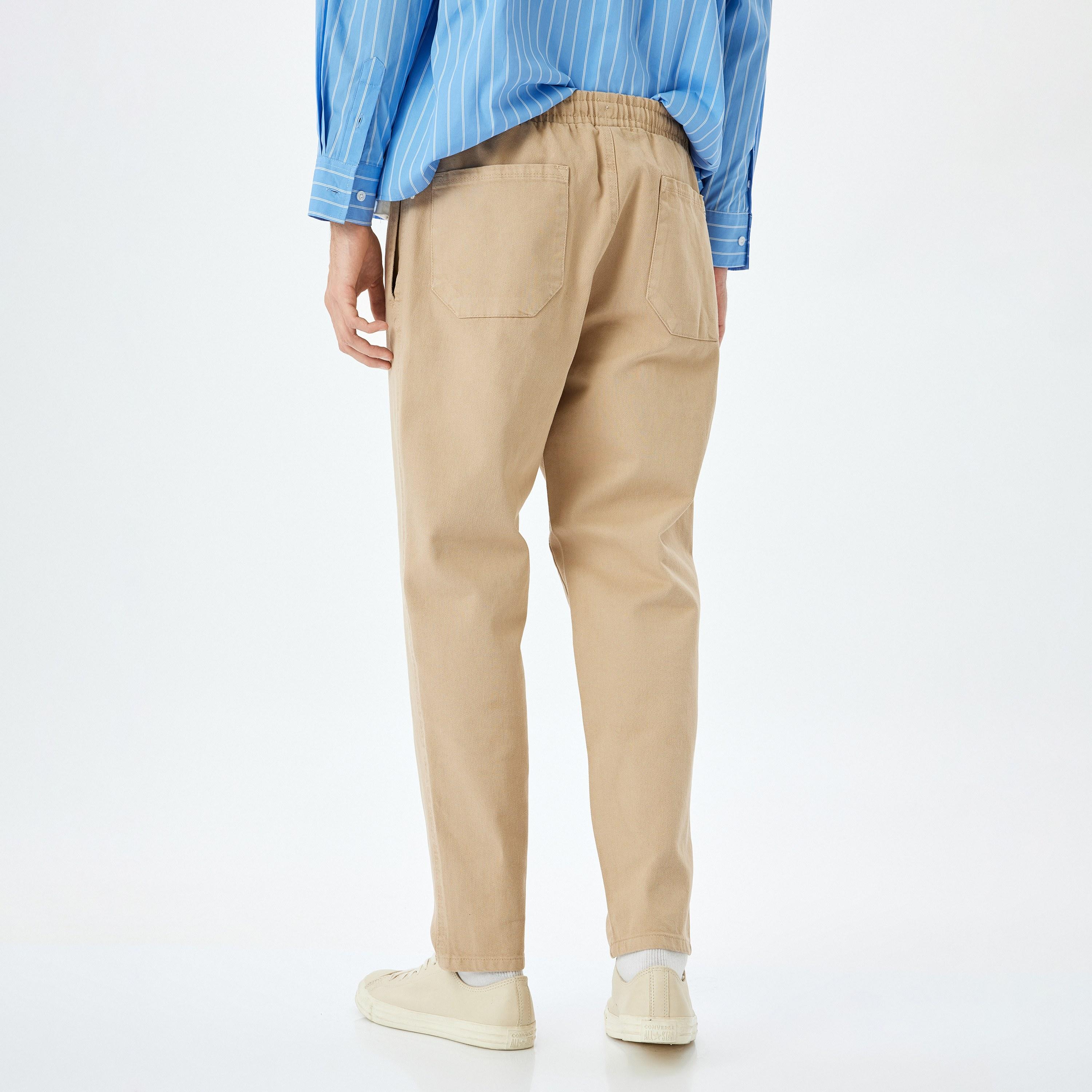 Koton Regular Fit Mid-Rise Drawstring Men's Trousers-men-clothing-bottoms-joggers-image-3