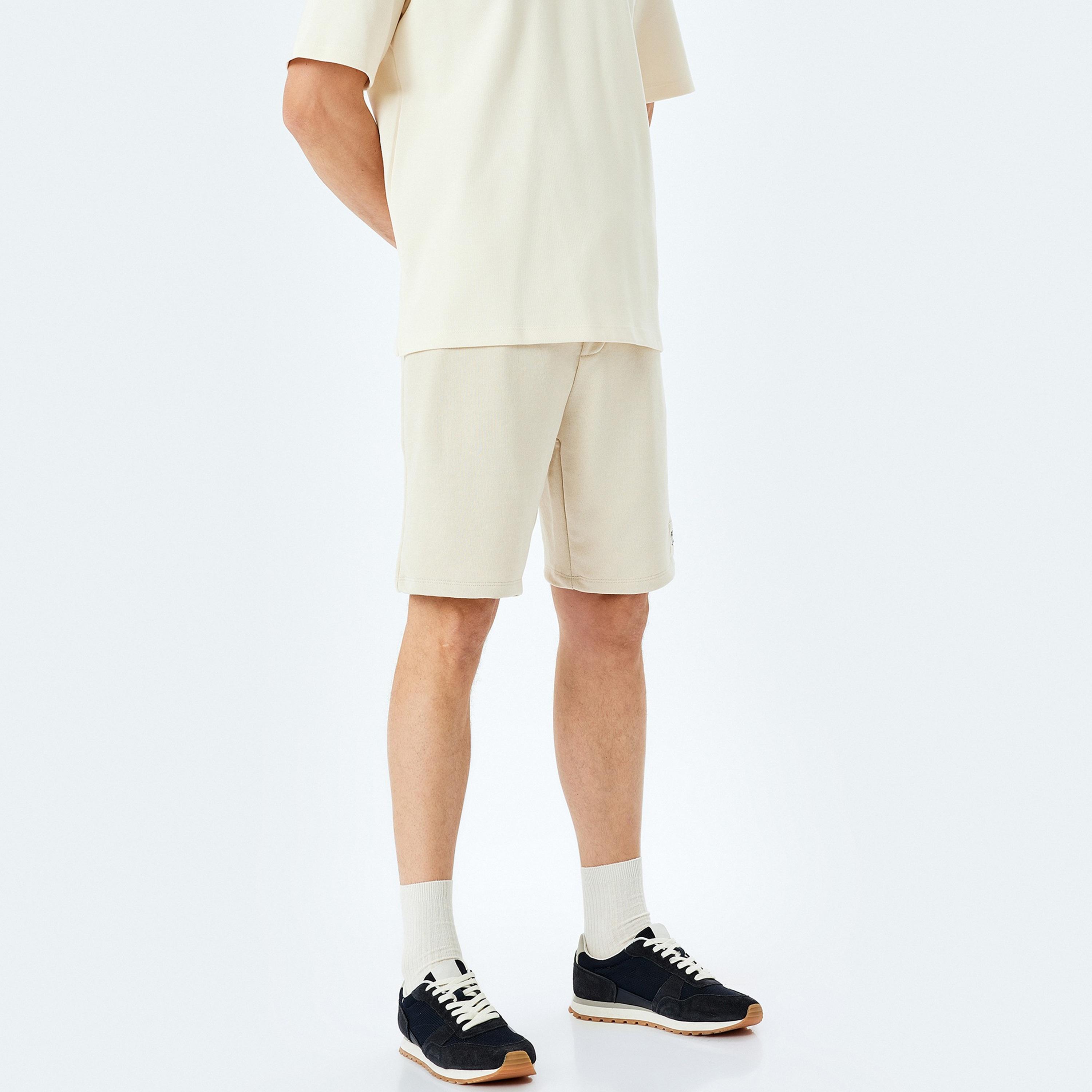 Koton Regular Fit Mid-Rise Drawstring Men's Shorts-men-clothing-bottoms-shorts-image-1