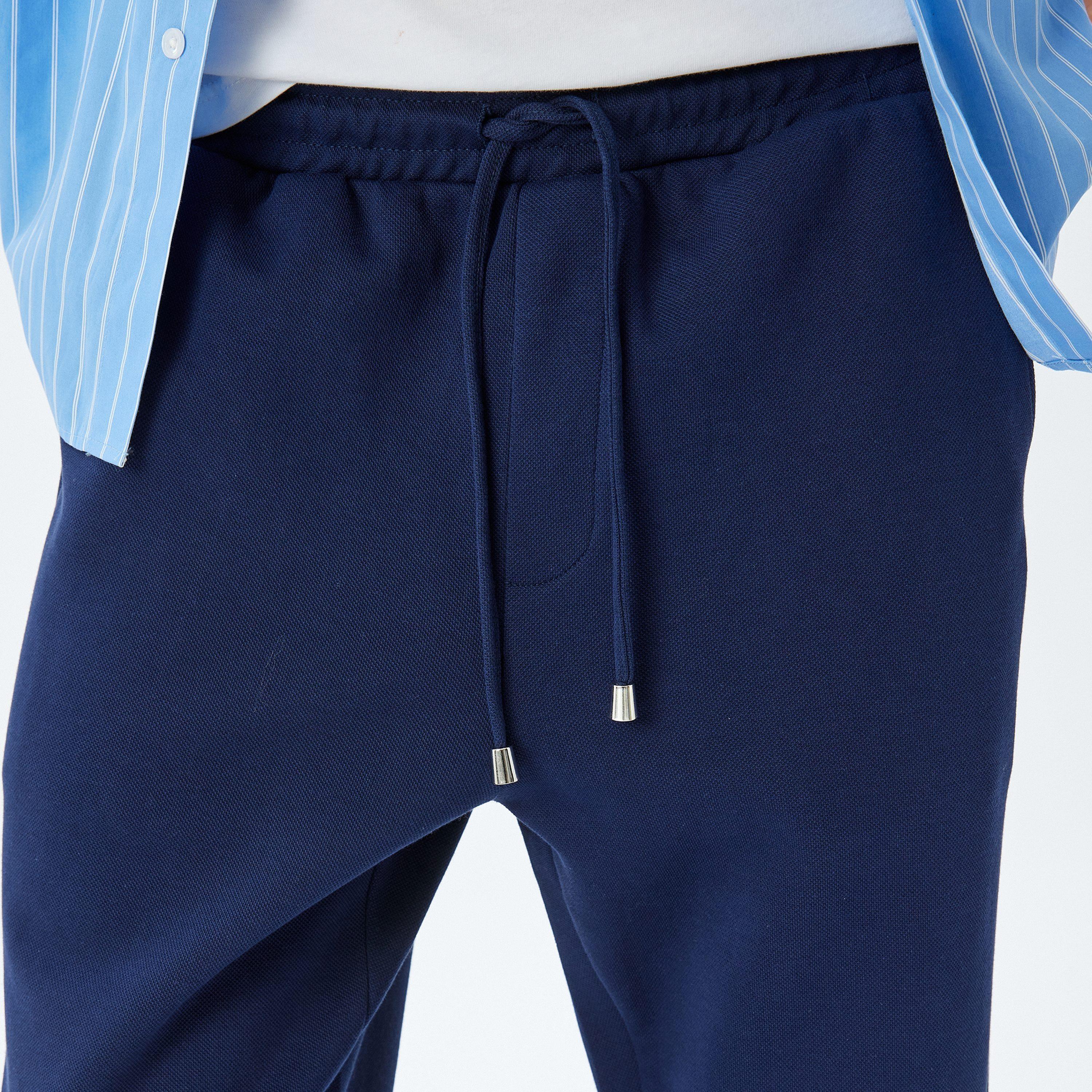 KOTON Regular Fit Mid-Rise Drawstring Men's Joggers-men-clothing-bottoms-joggers-image-3