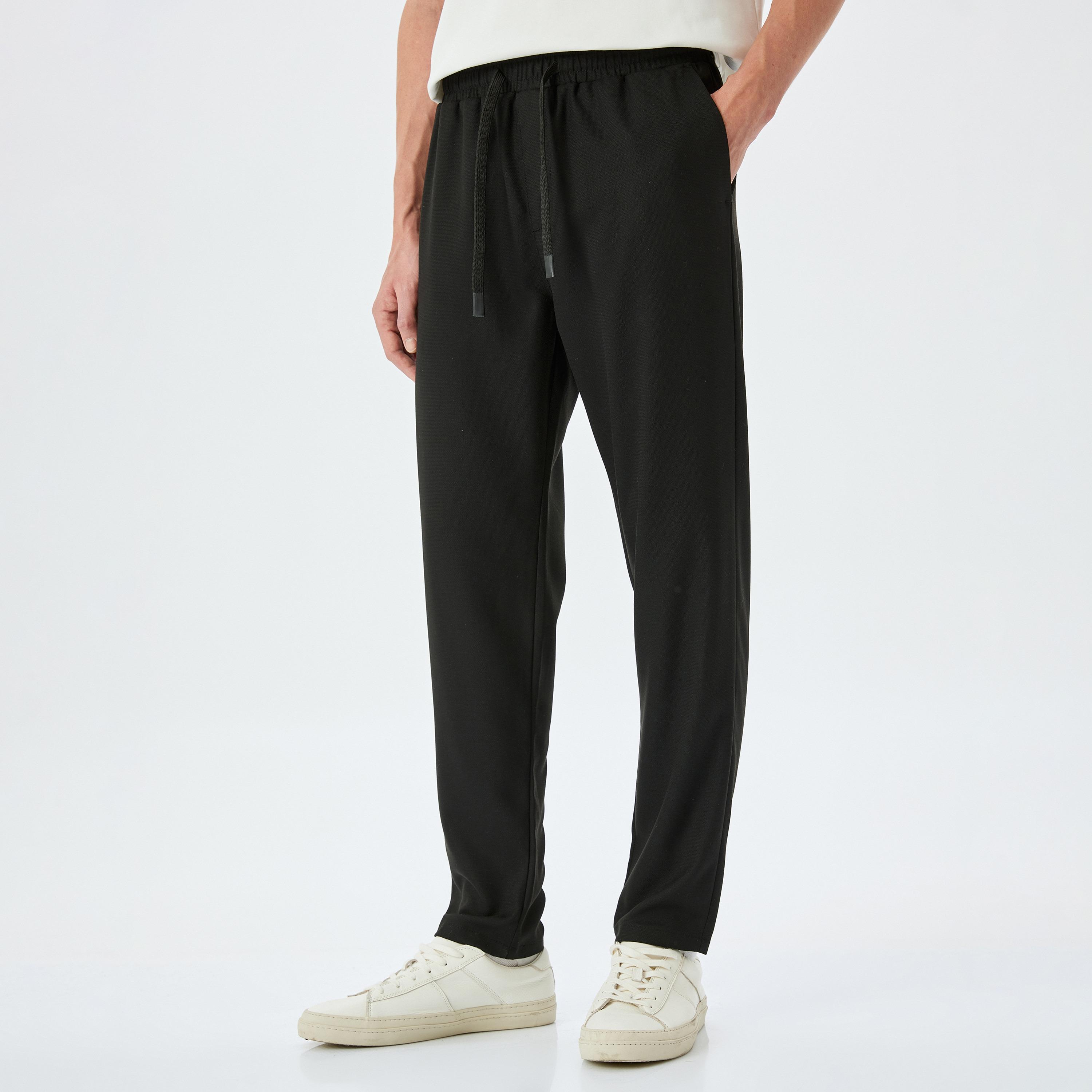 Koton Slim Fit Mid-Rise Drawstring Men's Trousers-men-clothing-bottoms-joggers-image-1