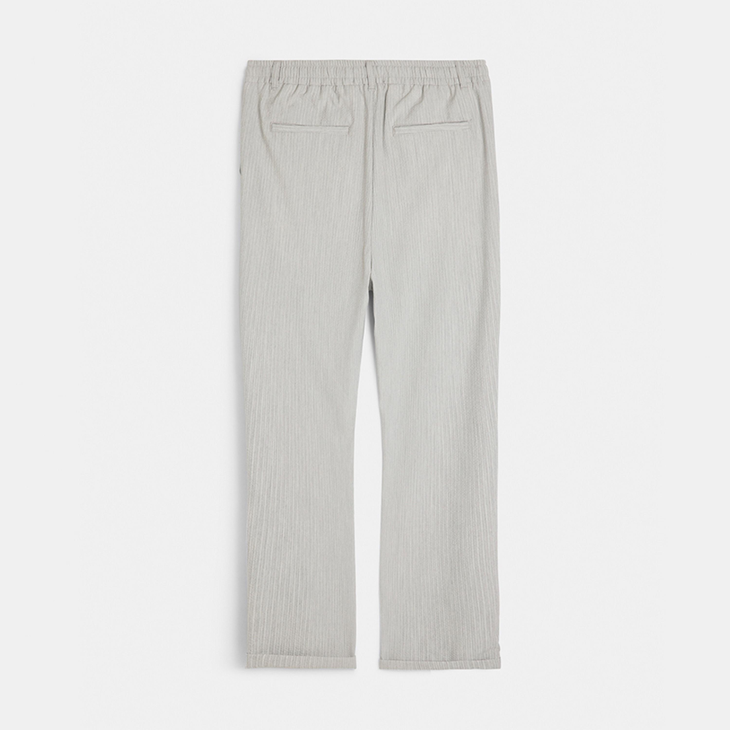 KOTON Slim Fit Mid-Rise Button & Zip Fly Men's Trousers-men-clothing-bottoms-trousersandchinos-trousers-image-4