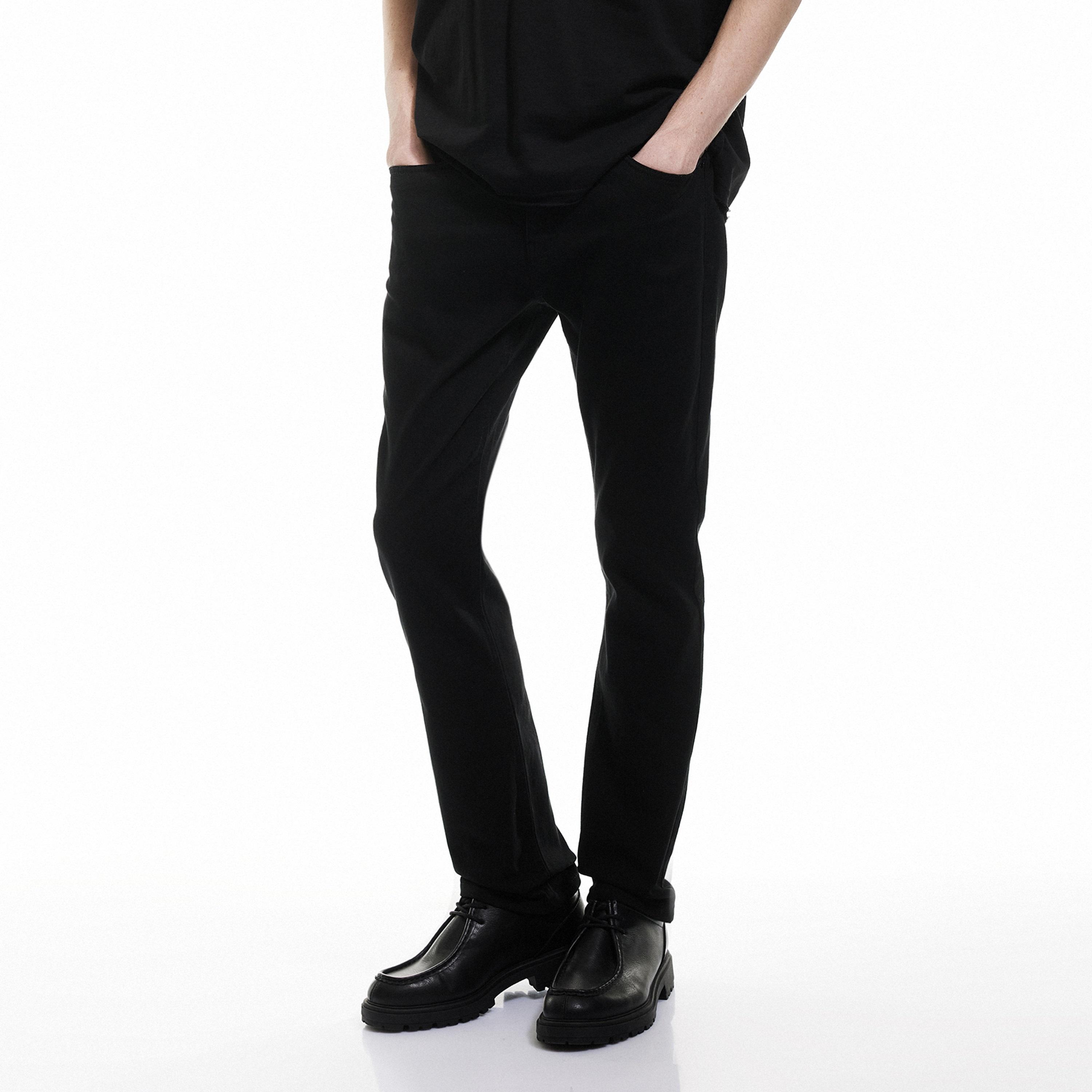 KOTON Straight Fit Plain Mid-Rise Men's Jeans-men-clothing-jeans-image-1