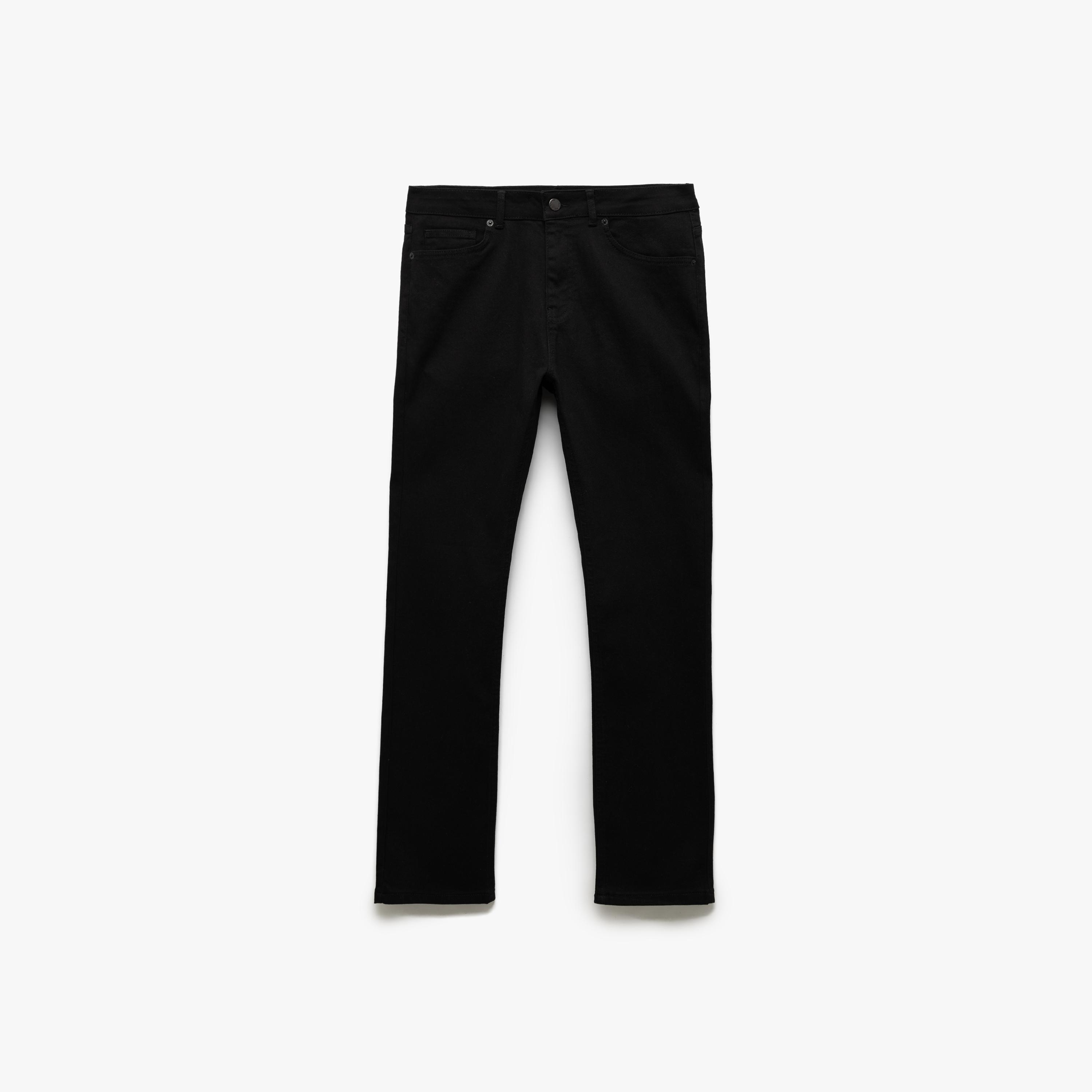 KOTON Straight Fit Plain Mid-Rise Men's Jeans-men-clothing-jeans-image-3