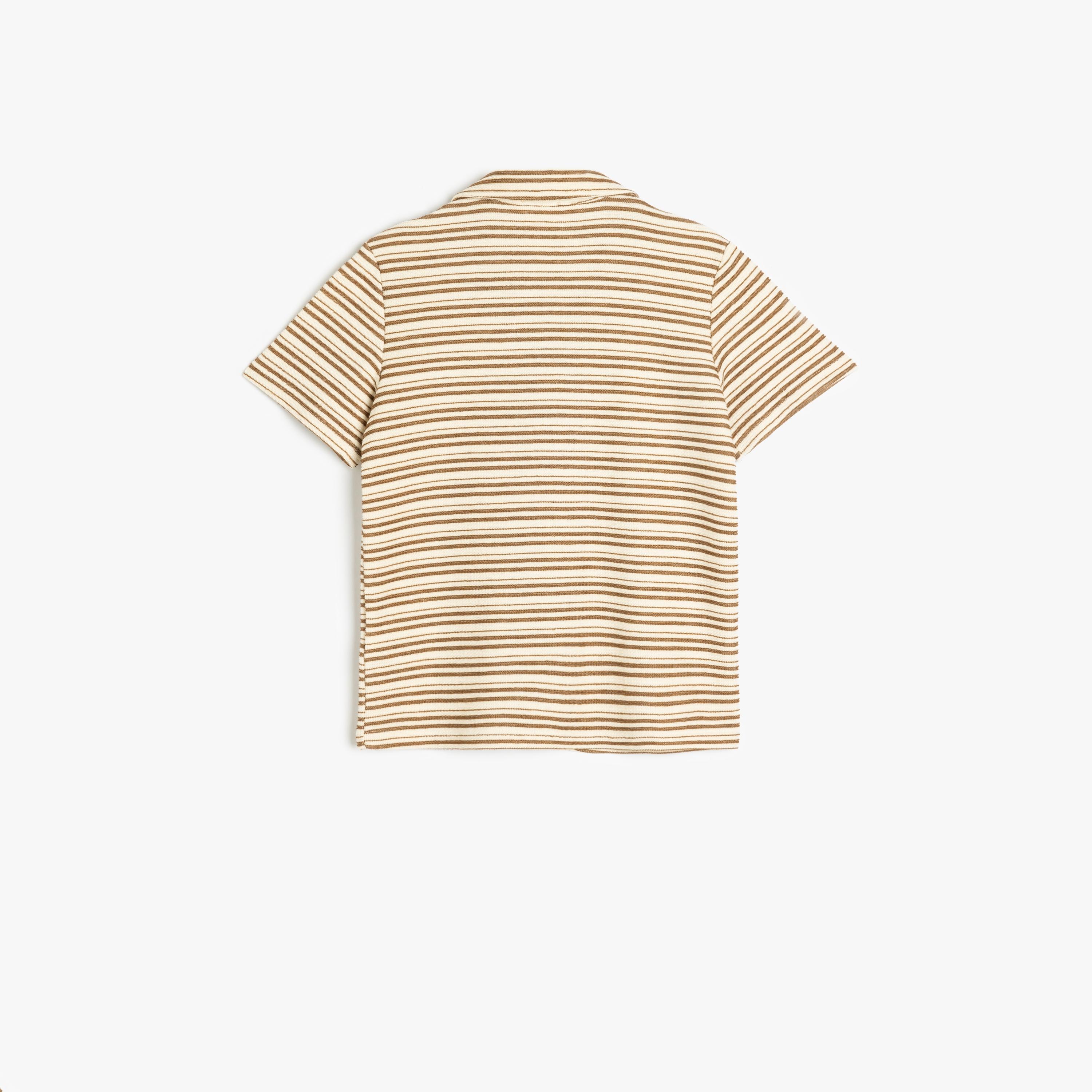 Koton Short Sleeves Collar Neck Striped Shirt-boys-clothing-shirts-image-3