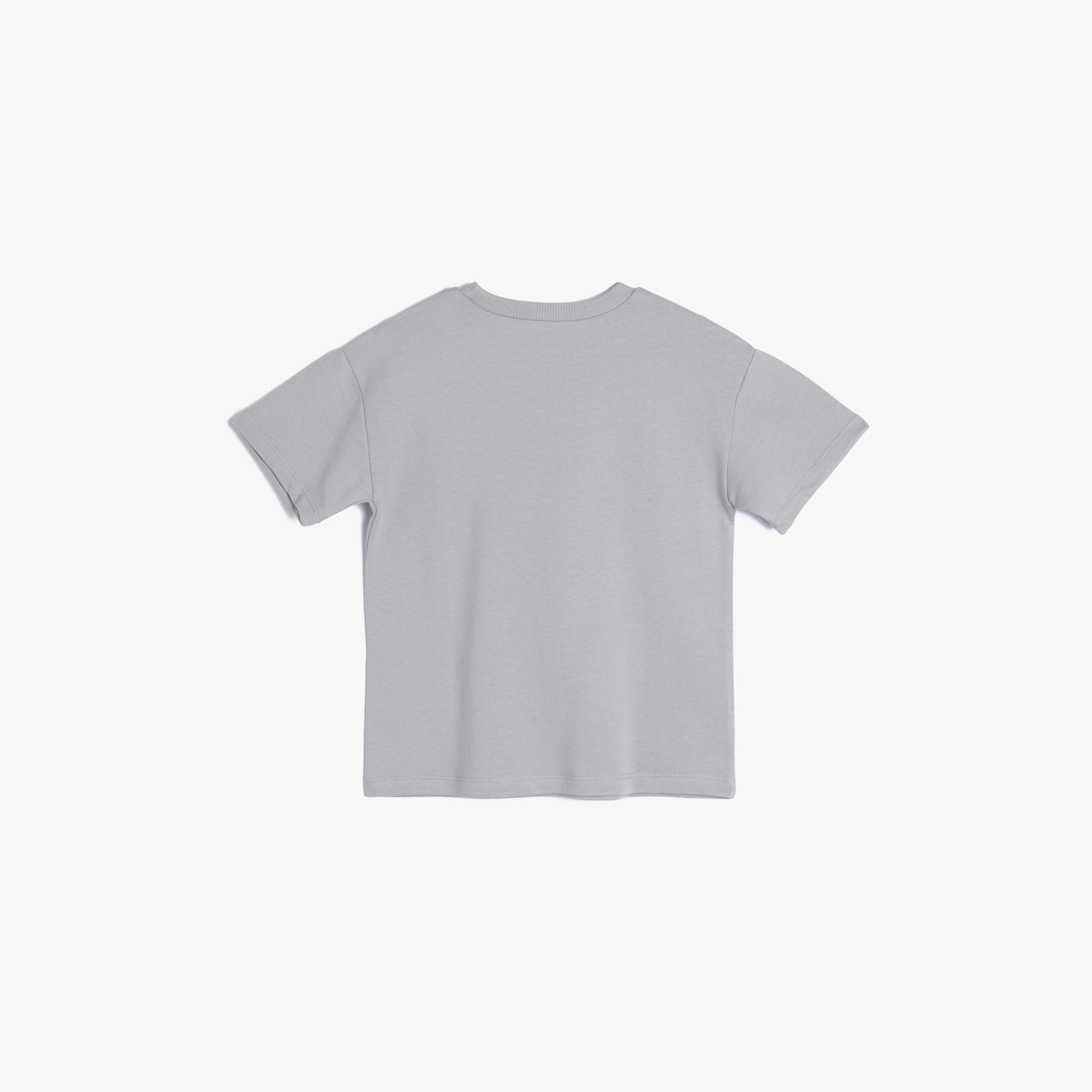Koton Short Sleeves Round Neck Solid T-Shirt-boys-clothing-tshirtsandpolos-image-4