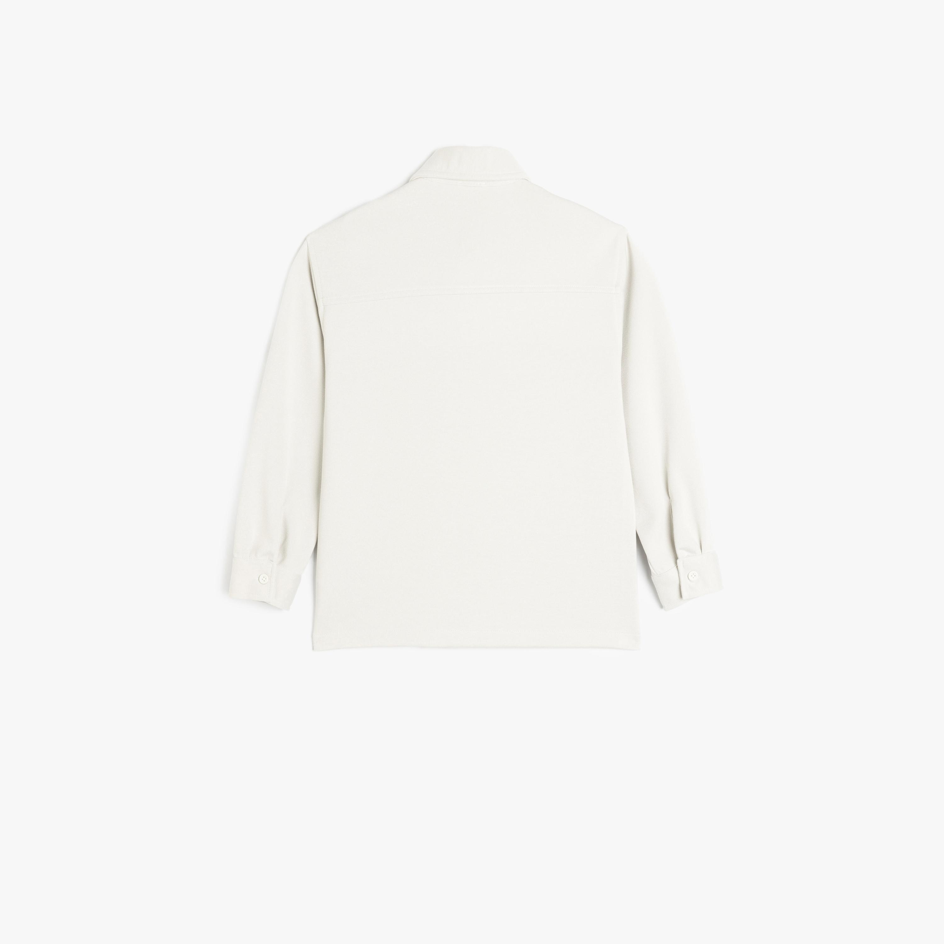 Koton Long Sleeves Collar Neck Solid Shirt-boys-clothing-shirts-image-4