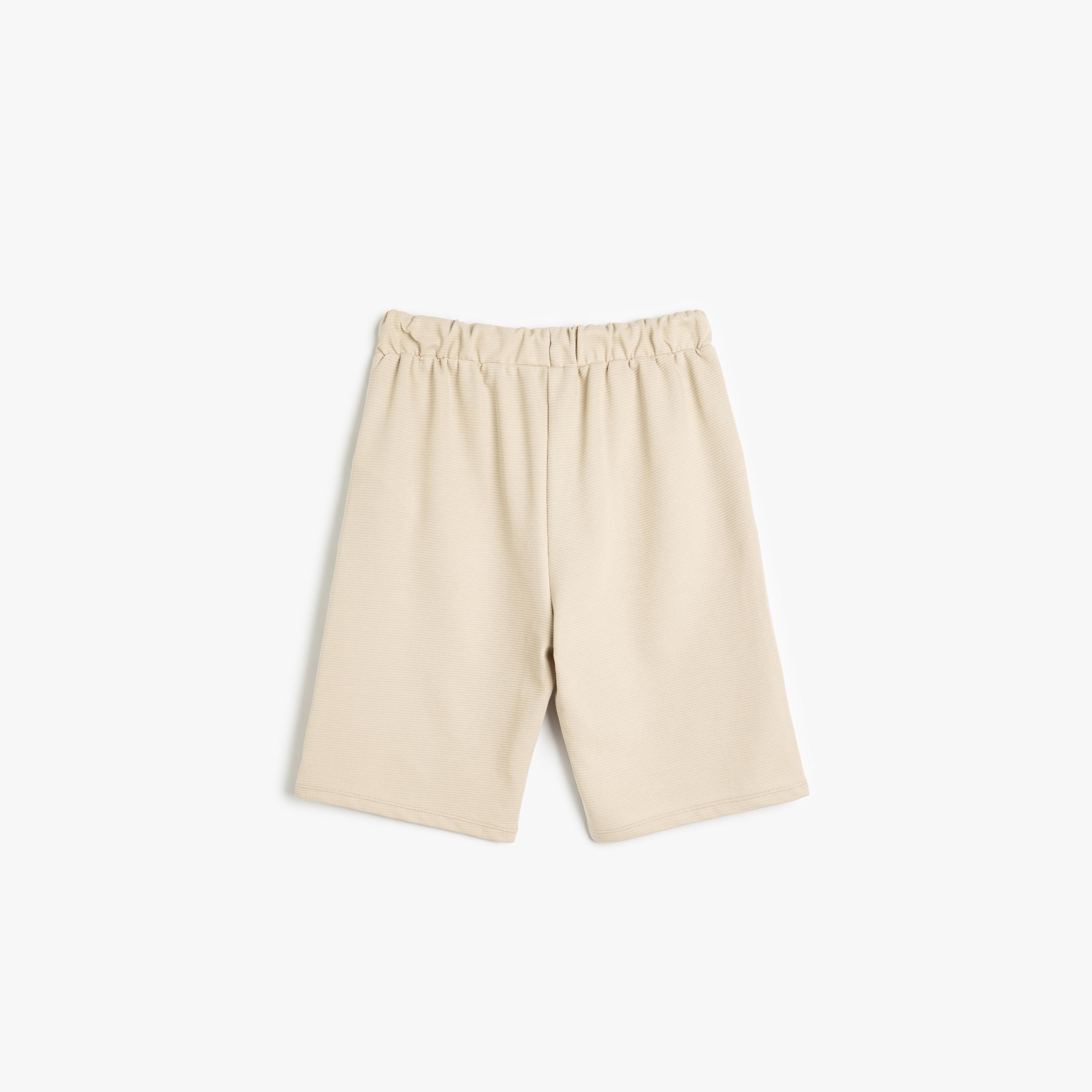 شورت برباط شد مطاطي، سادة من كوتون-boys-clothing-bottoms-shorts-image-2