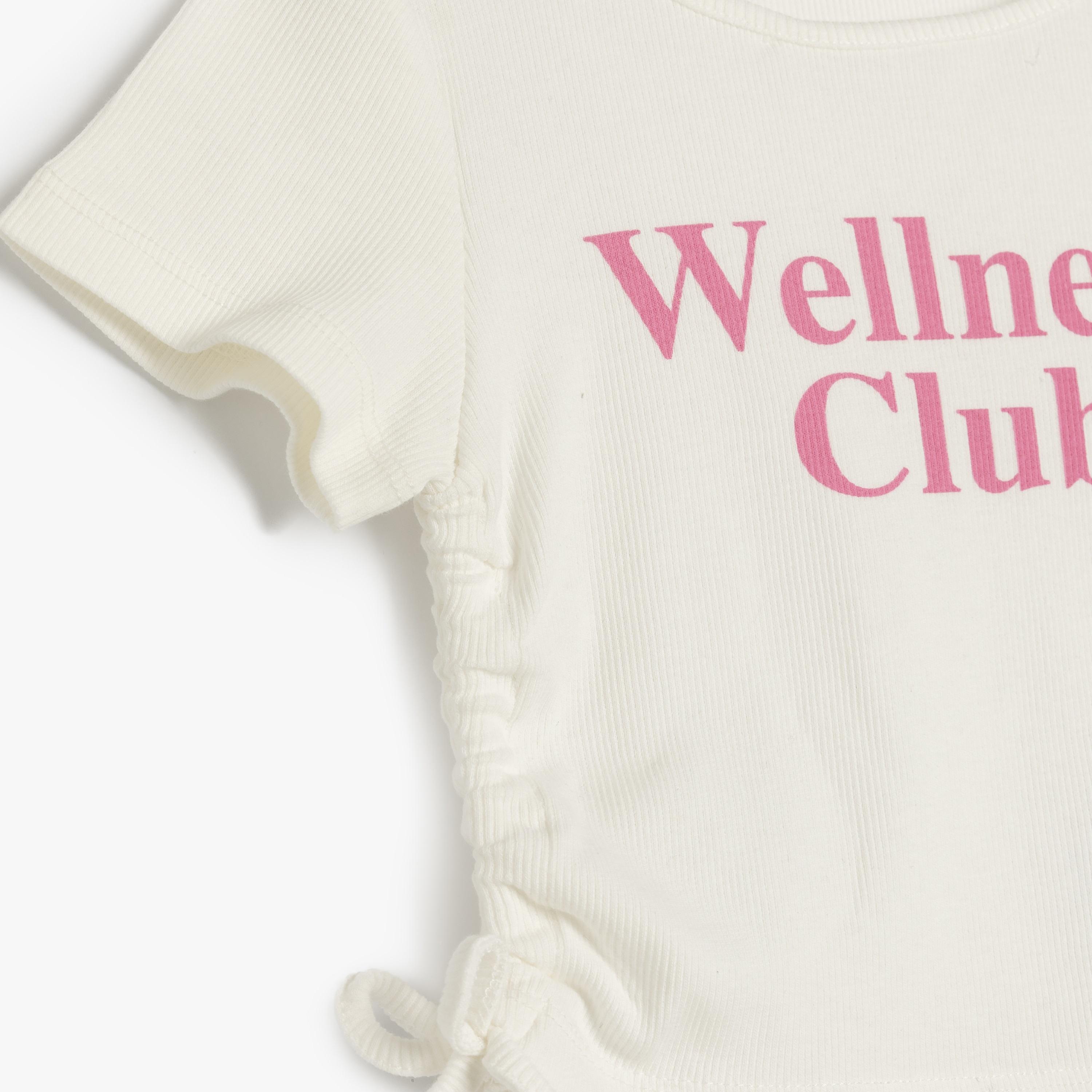 تيشيرت بياقة دائرية وأكمام قصيرة، مطبوع من كوتون-girls-clothing-tshirts-image-3