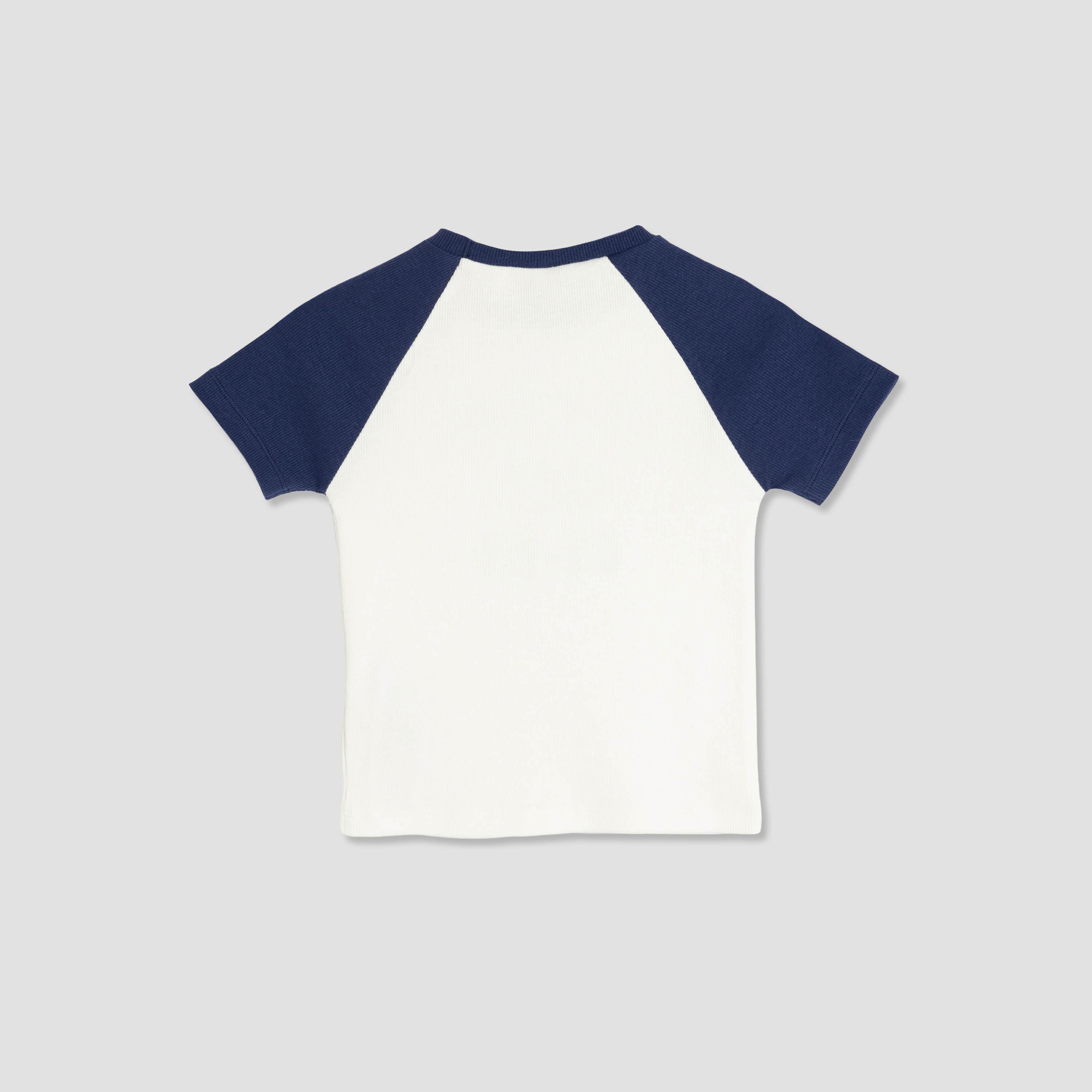Koton Short Sleeves Round Neck Printed T-Shirt-girls-clothing-tshirts-image-2
