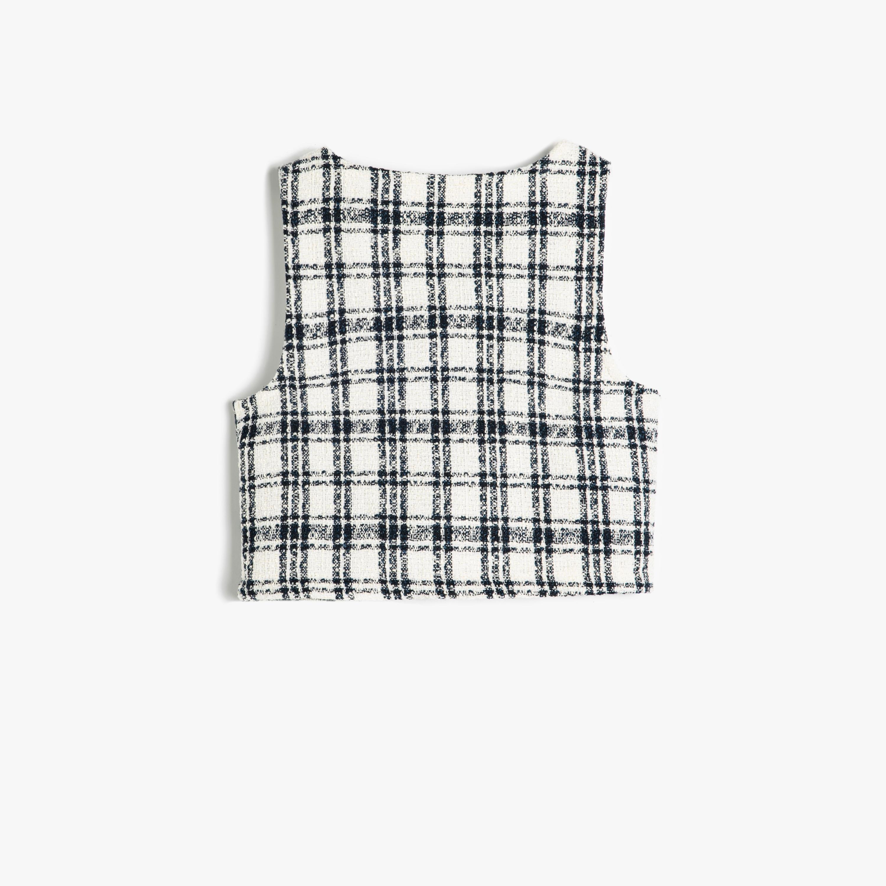 Koton Sleeveless Square Neck Striped Vest-girls-clothing-blousesandshirts-image-2