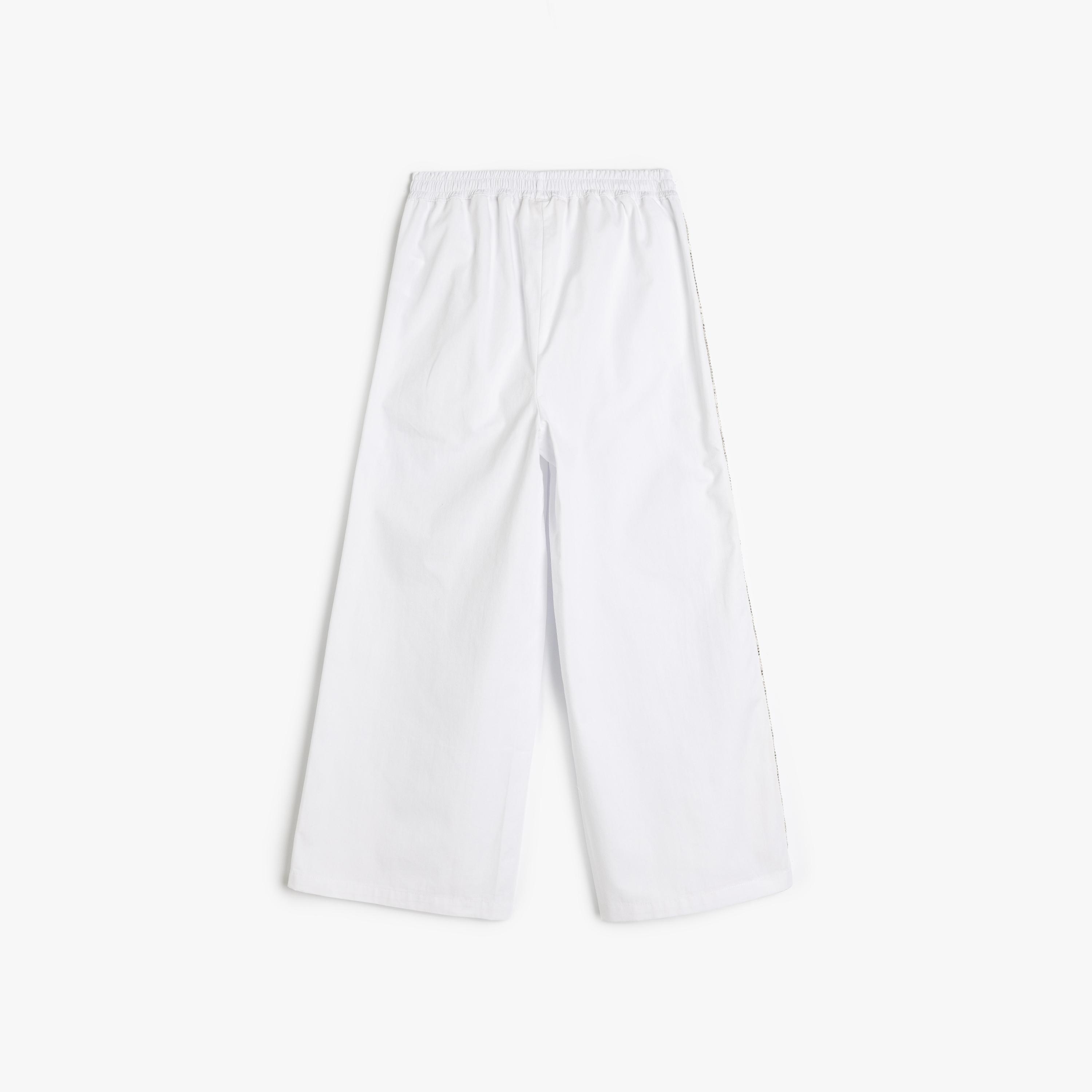 Koton Solid Elasticated Track Pants-girls-clothing-bottoms-trousers-image-2