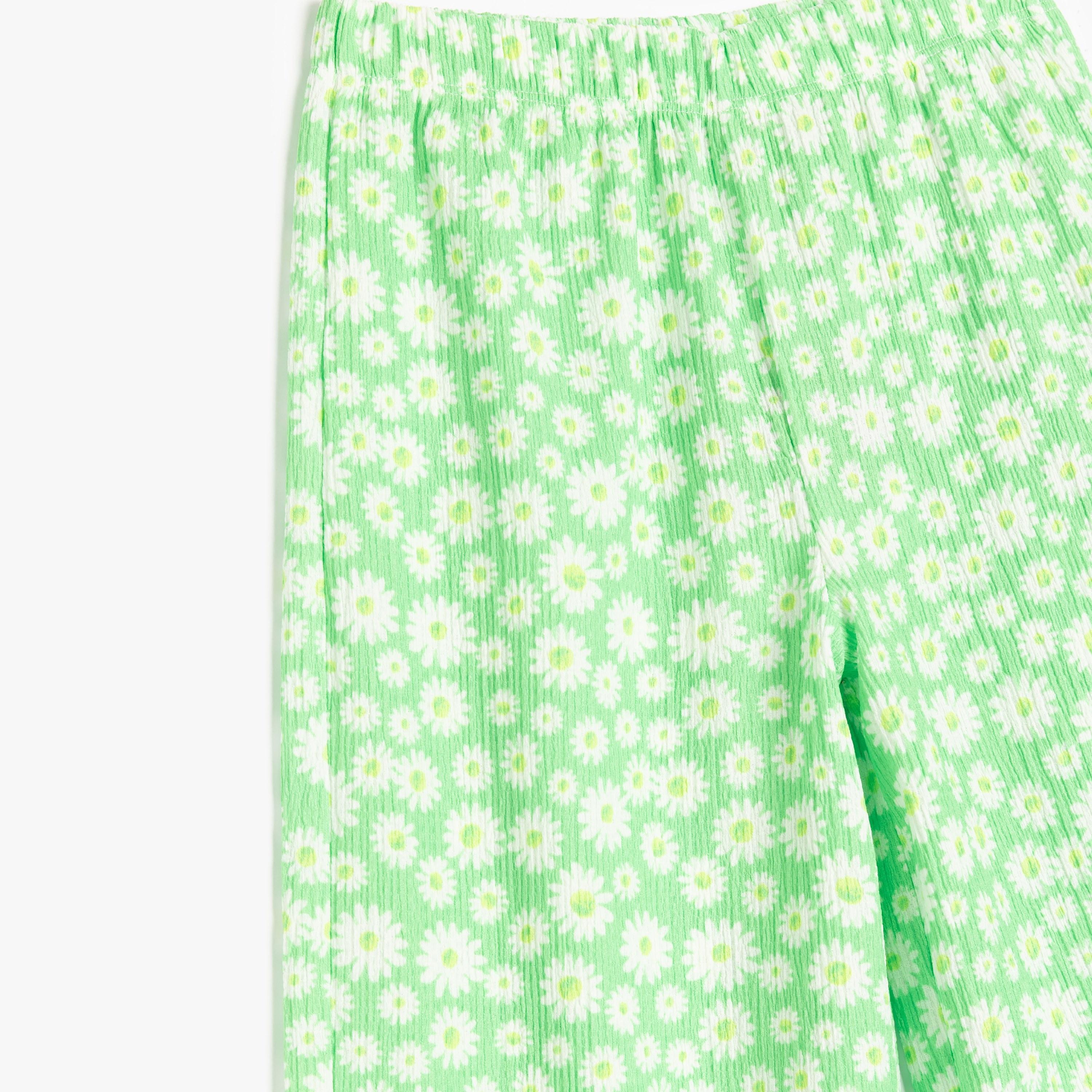 Koton Floral Elasticated Track Pants-girls-clothing-bottoms-trousers-image-3