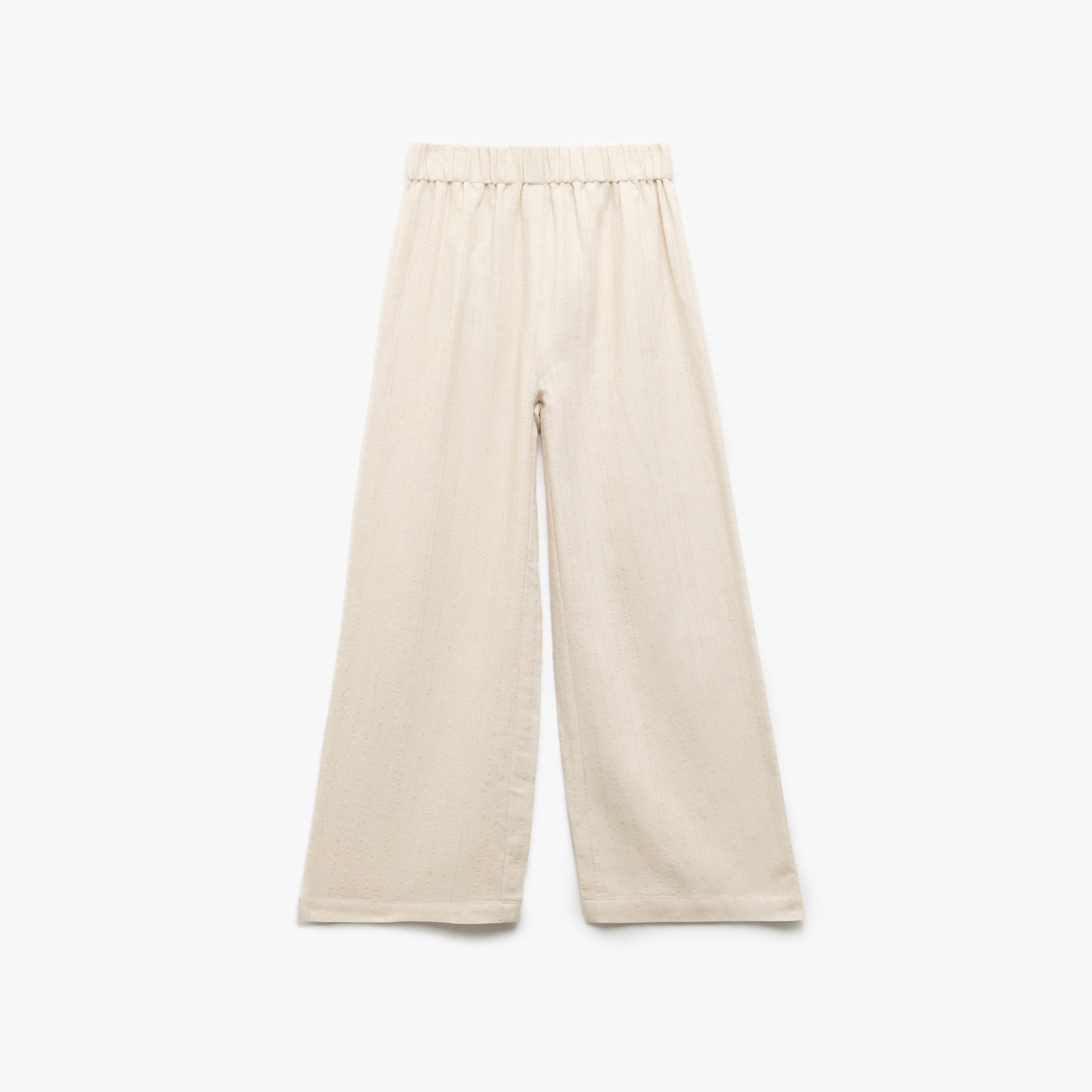 Koton Solid Elasticated Track Pants-girls-clothing-bottoms-trousers-image-1