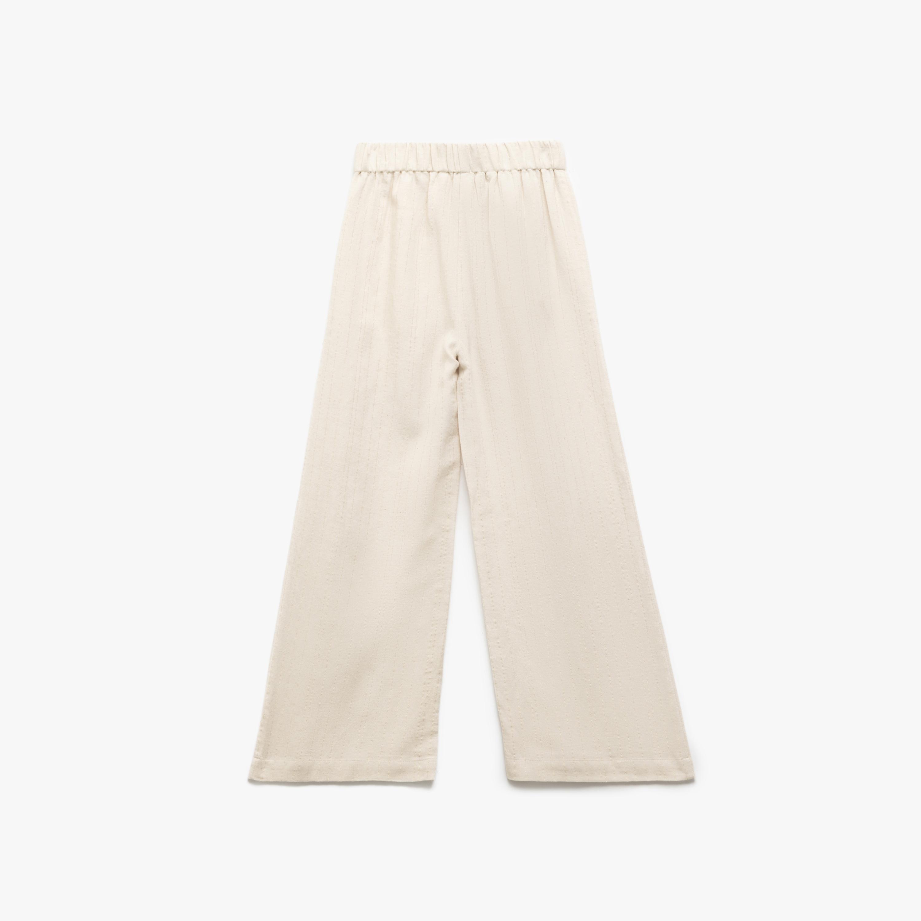 Koton Solid Elasticated Track Pants-girls-clothing-bottoms-trousers-image-2