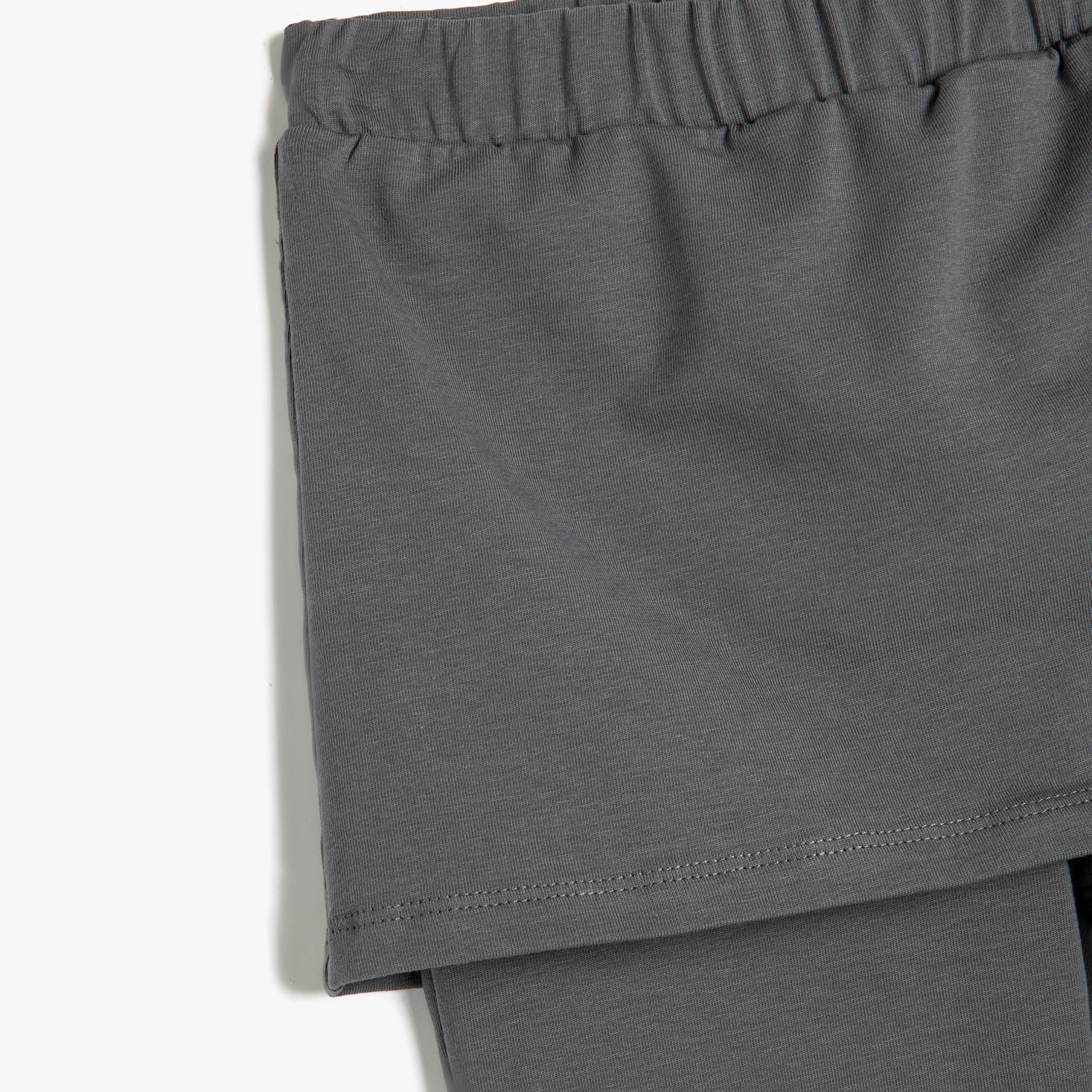 Koton Solid Elasticated Track Pants-girls-clothing-bottoms-trousers-image-3
