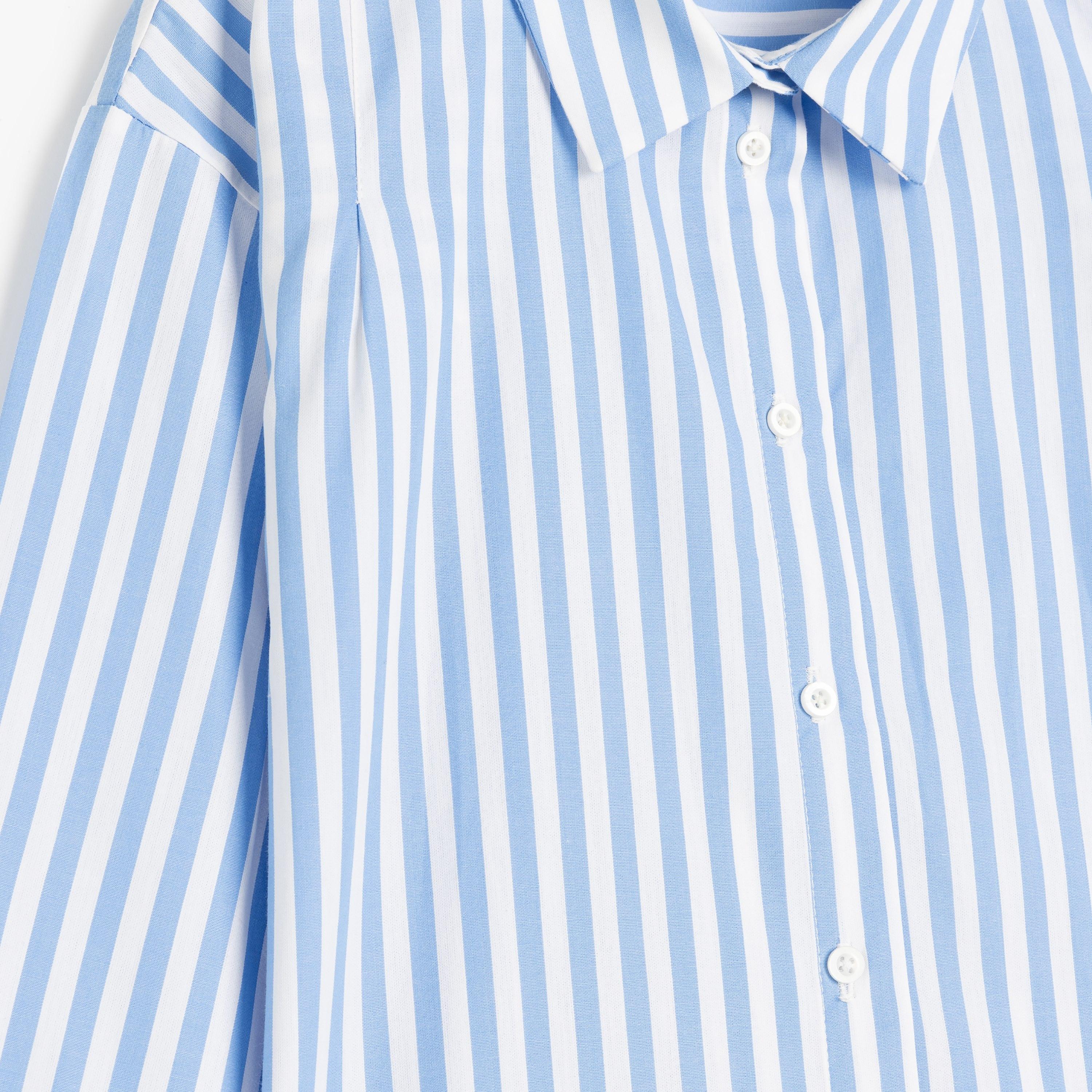 Koton Long Sleeves Collar Neck Striped Shirt-girls-clothing-blousesandshirts-image-3
