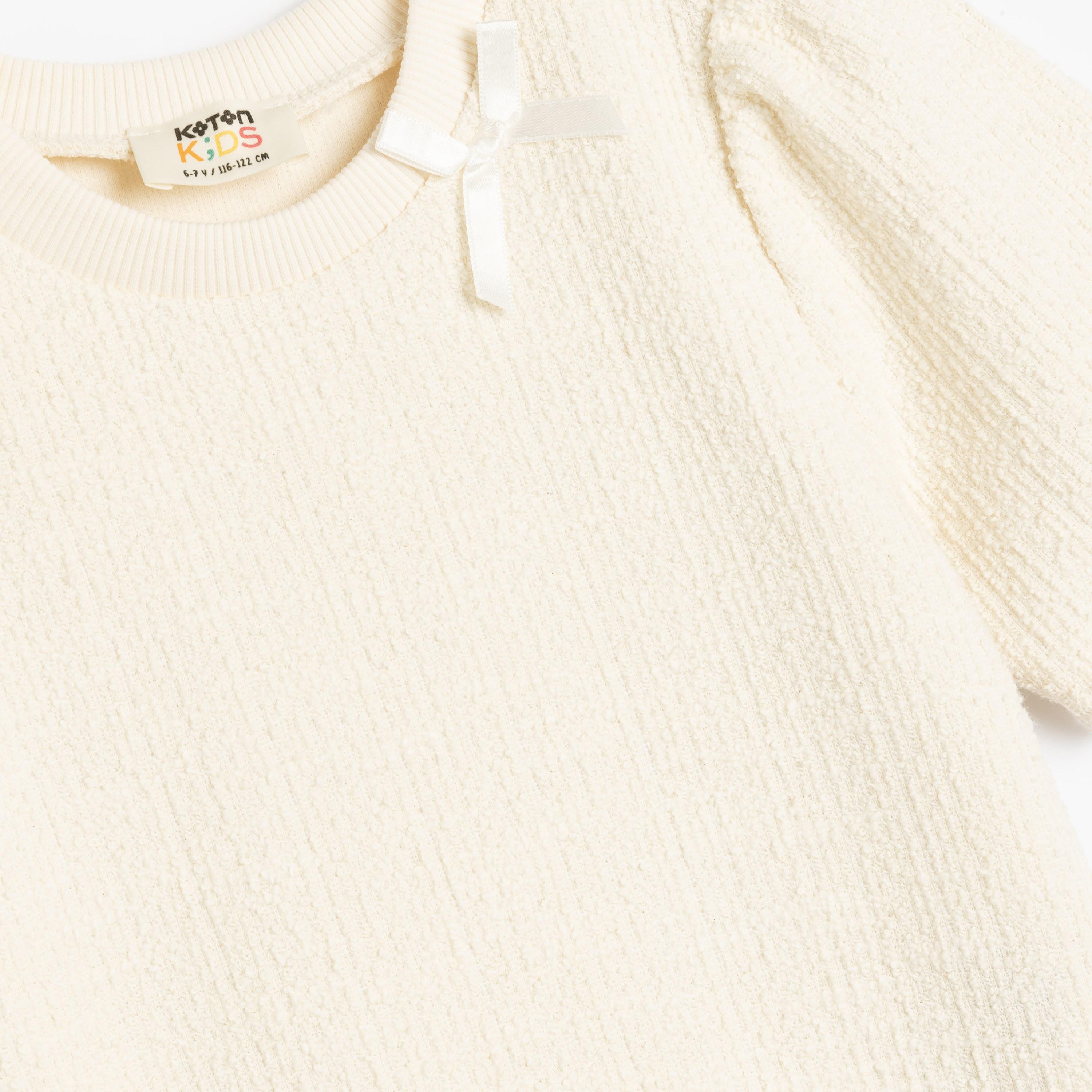 Koton Sleeveless Round Neck Solid Blouse-girls-clothing-blousesandshirts-image-3