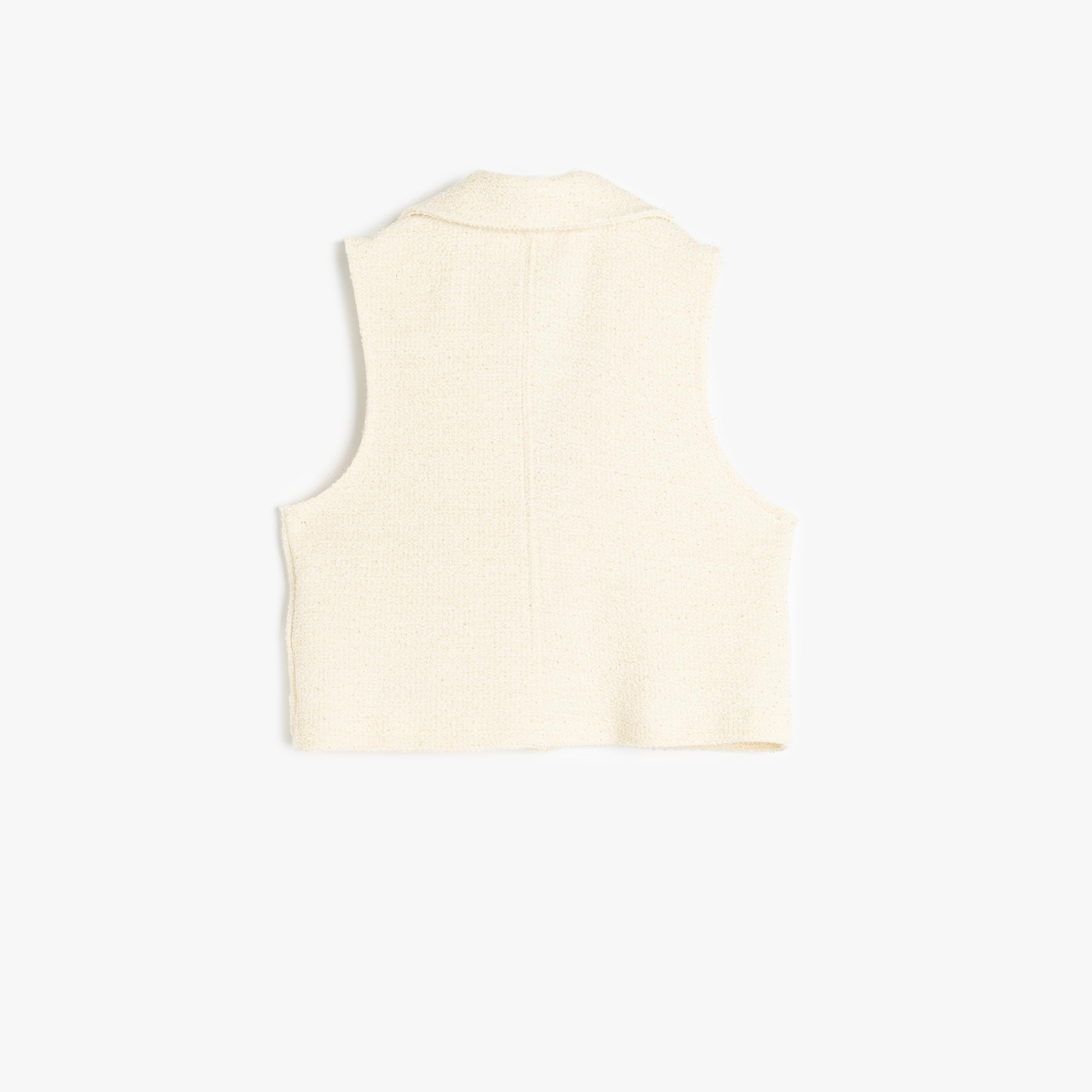 Koton Sleeveless V-Neck Neck Solid Vest-girls-clothing-blousesandshirts-image-4