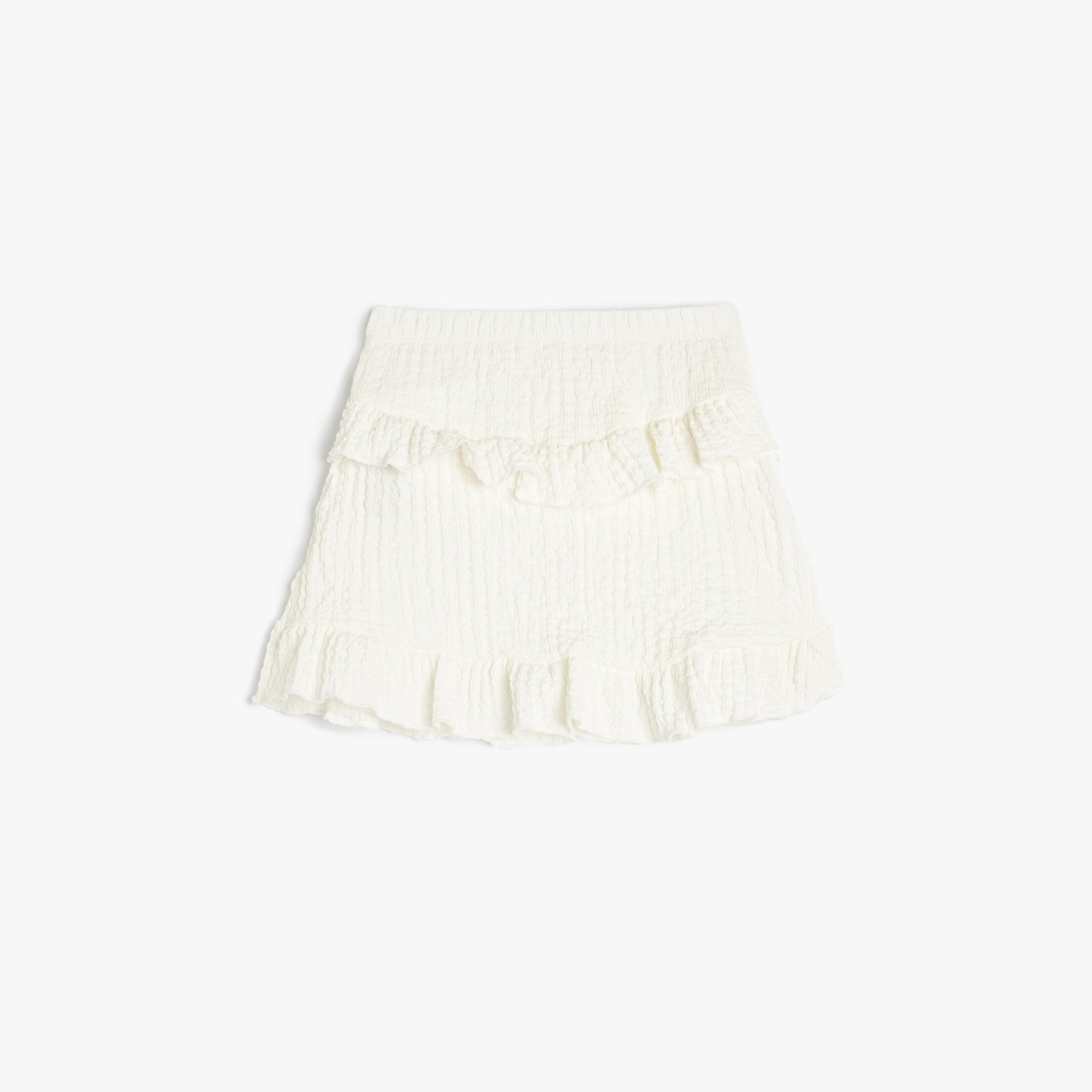 Koton Solid Elasticated Skirt-girls-clothing-bottoms-skirts-image-2
