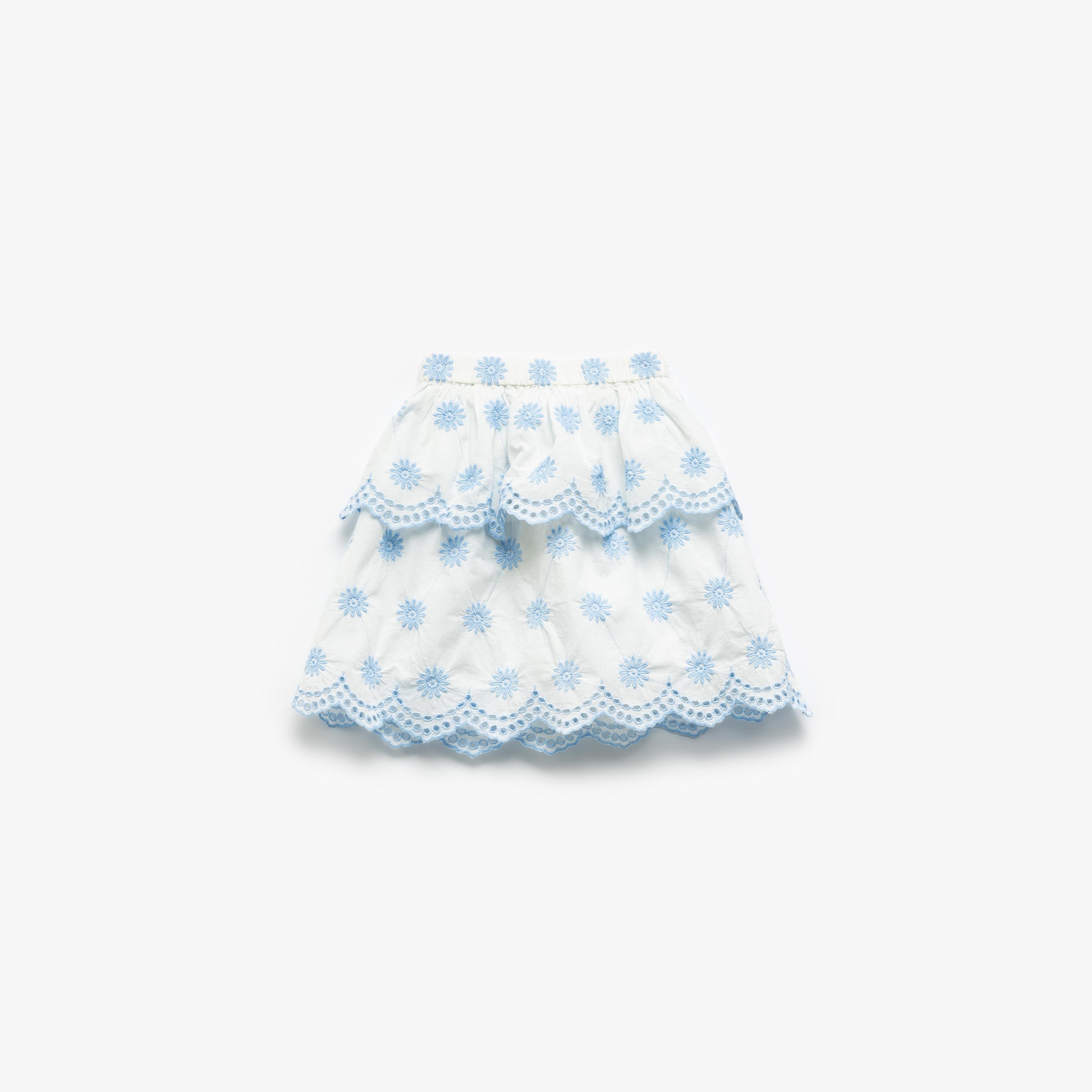 Koton Floral Elasticated Skirt-girls-clothing-bottoms-skirts-image-1