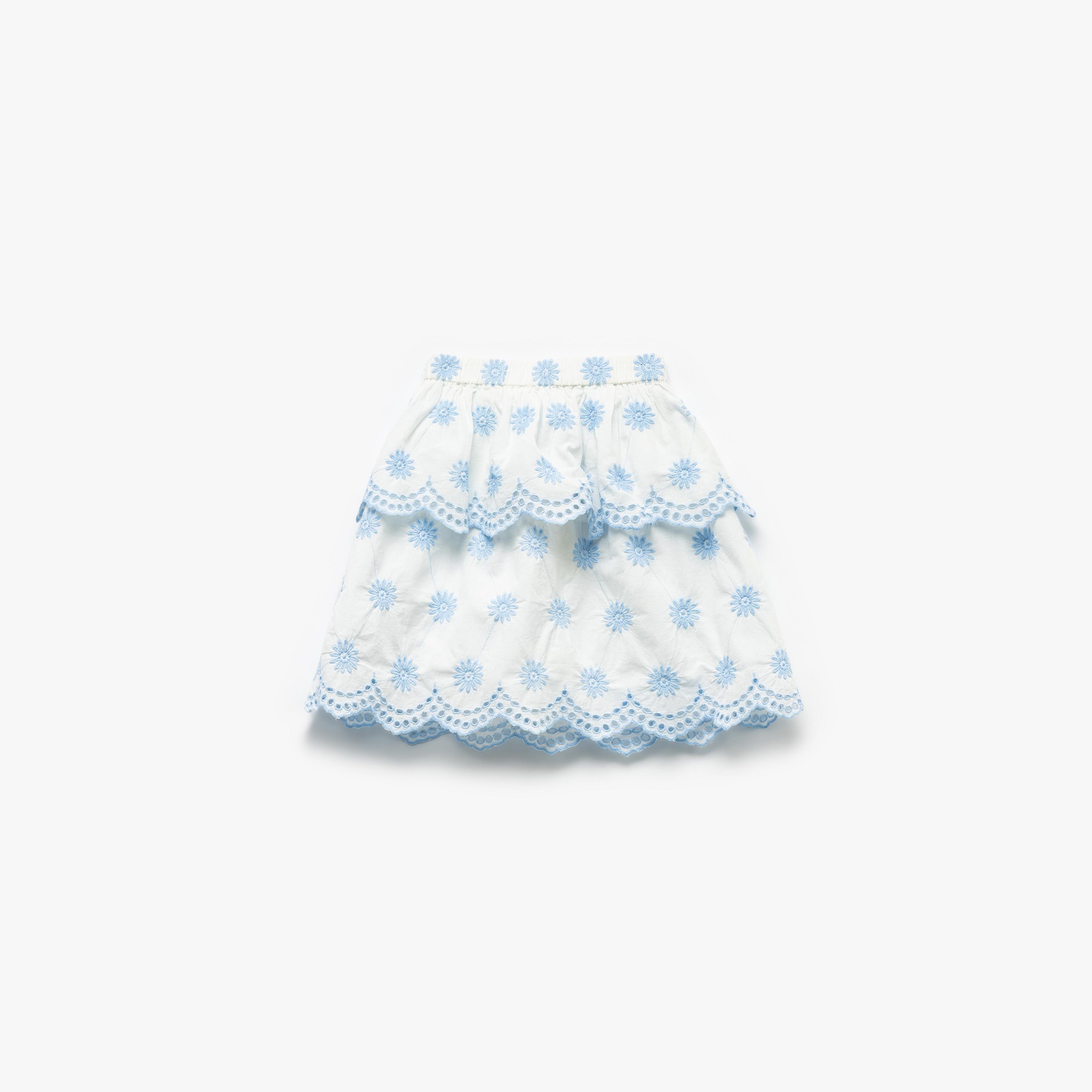 Koton Floral Elasticated Skirt-girls-clothing-bottoms-skirts-image-2