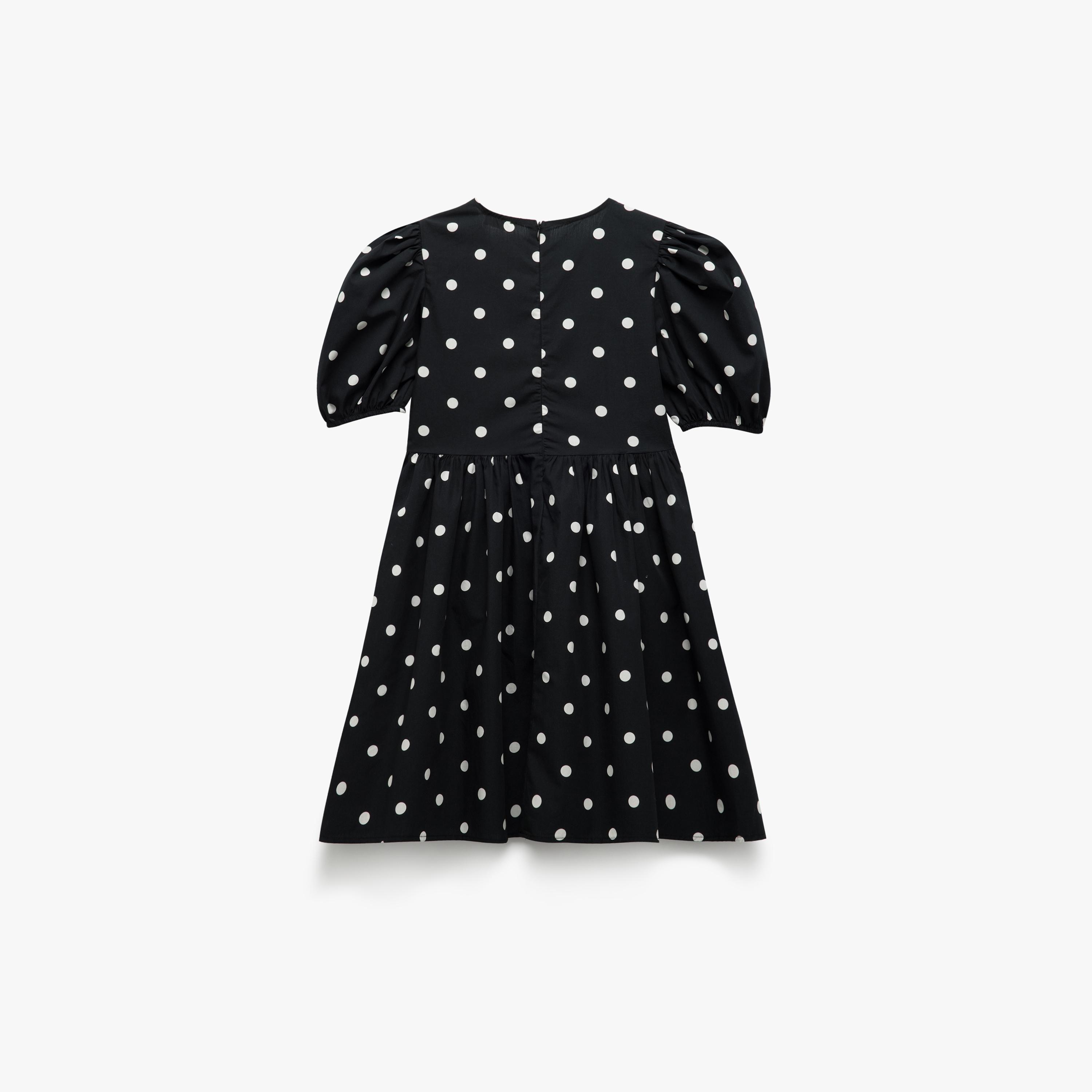 فستان بقصة ايه-لاين بياقة دائرية وأكمام قصيرة، مطبوع من كوتون-girls-clothing-dressesandjumpsuits-image-2