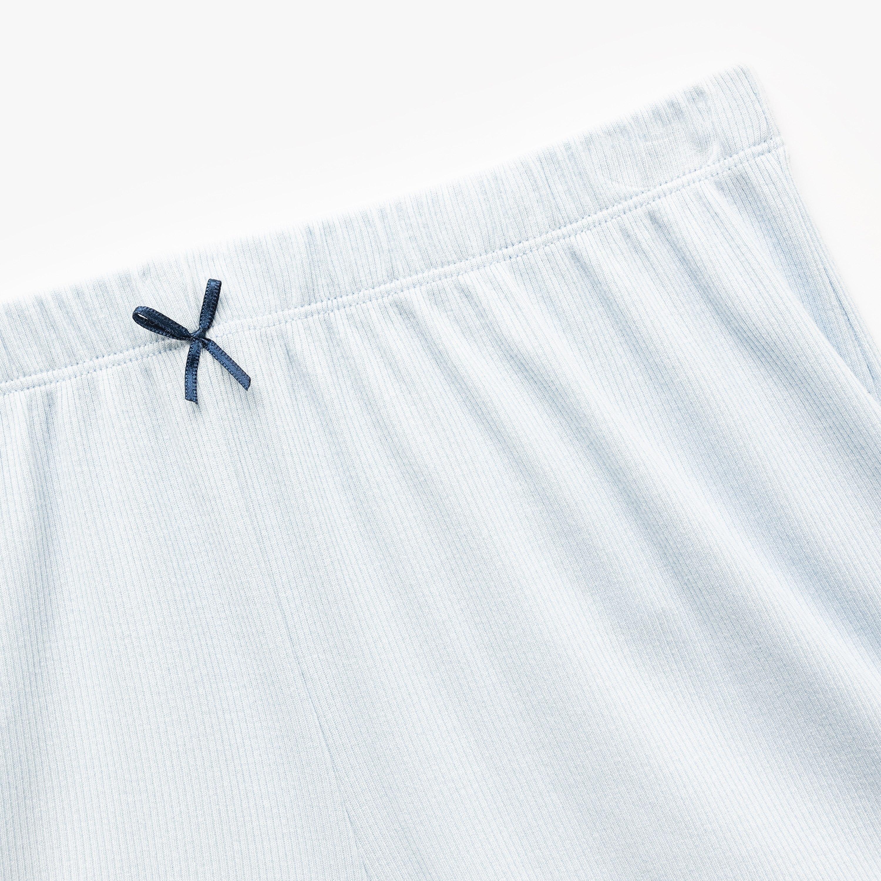 KOTON Blue Elasticated Women's Shorts-women-clothing-bottoms-shorts-image-4