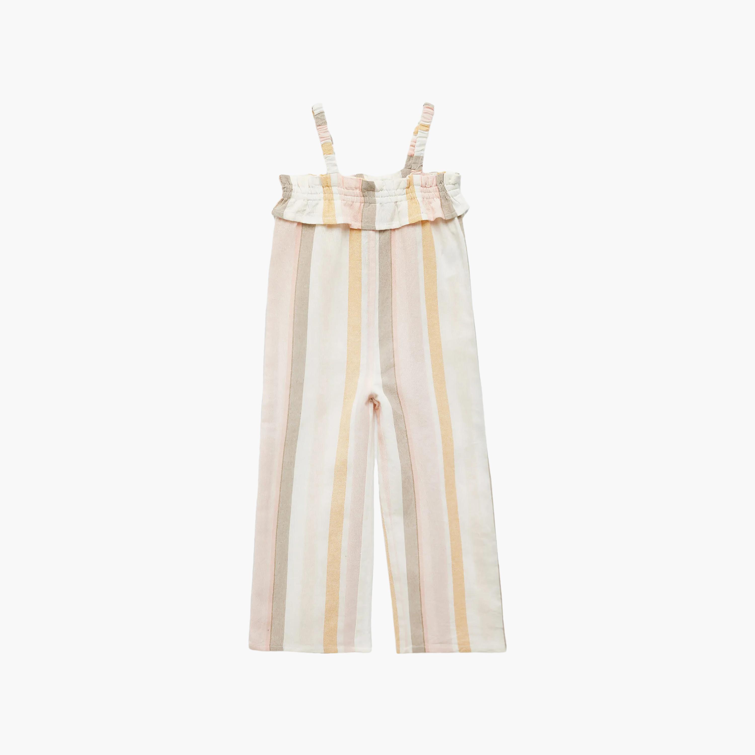 Koton Striped Ruffle Jumpsuit-baby-girls-clothing-dressesandjumpsuits-image-1
