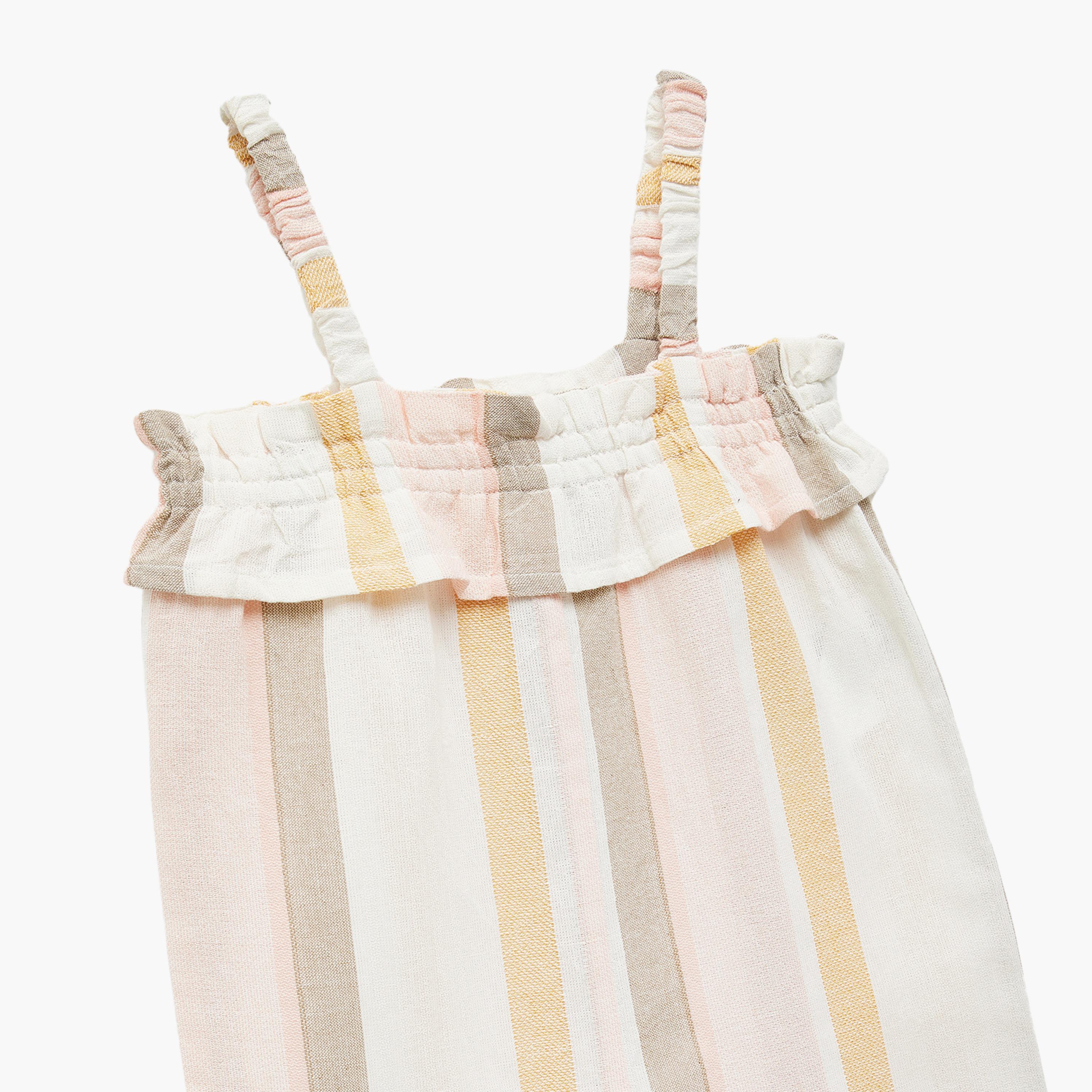 Koton Striped Ruffle Jumpsuit-baby-girls-clothing-dressesandjumpsuits-image-3
