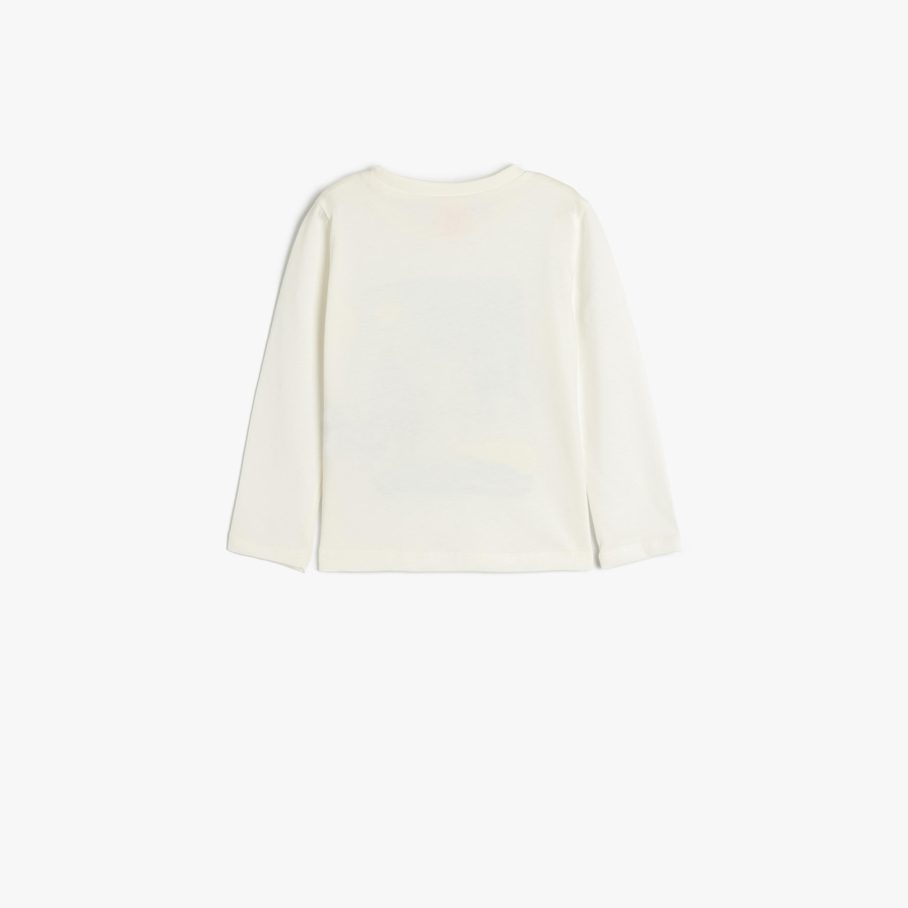 Koton Long Sleeves Round Neck Printed T-Shirt-girls-clothing-tshirts-image-2