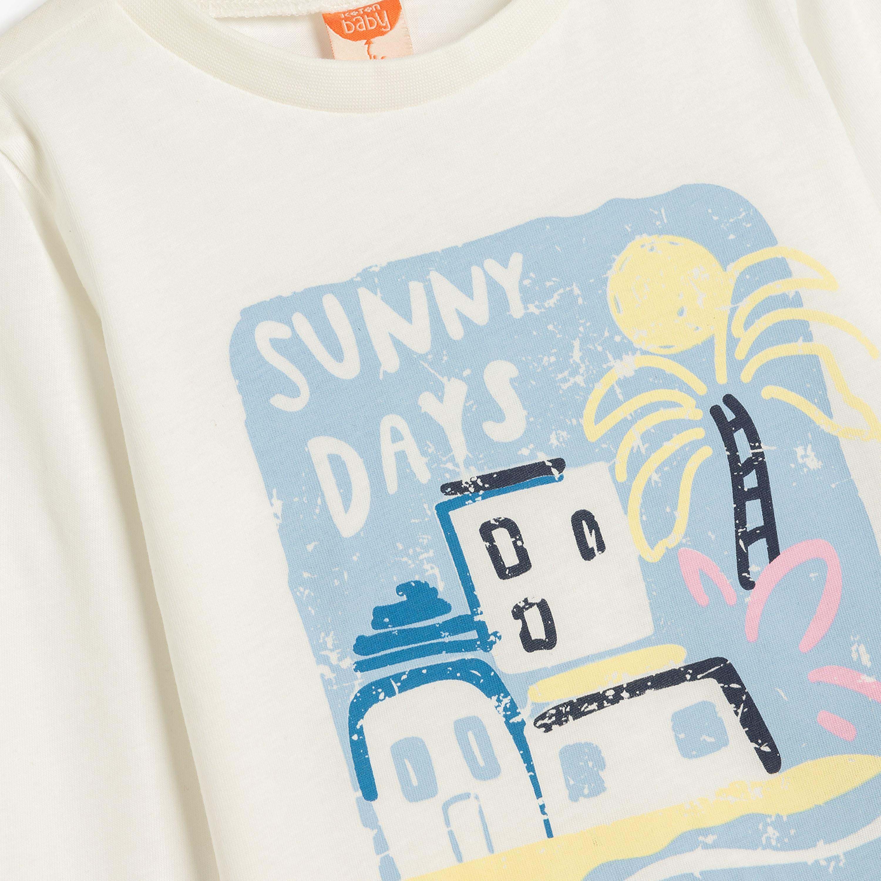 Koton Long Sleeves Round Neck Printed T-Shirt-girls-clothing-tshirts-image-3