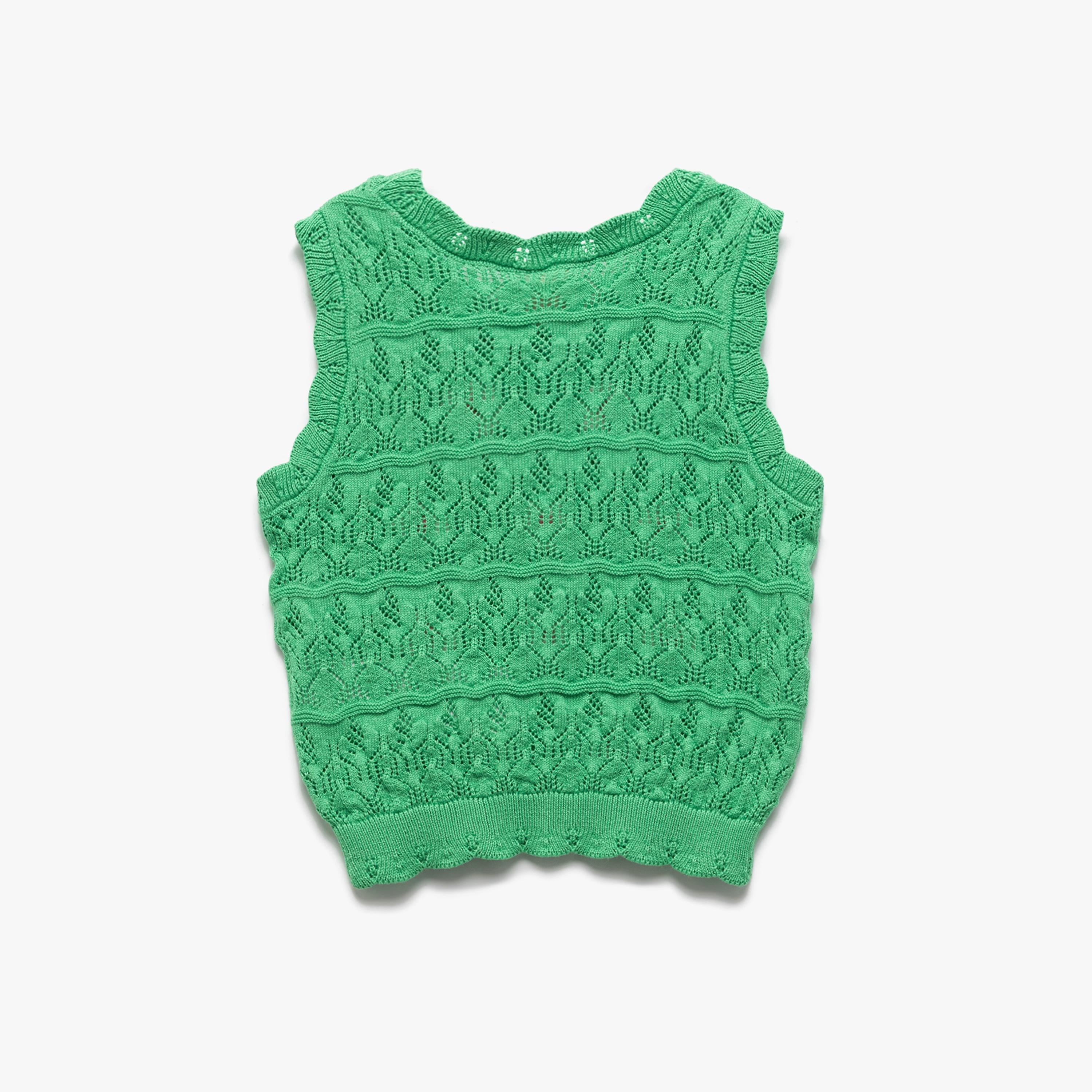 Koton Sleeveless Round Neck Floral Tank Top-girls-clothing-blousesandshirts-image-2