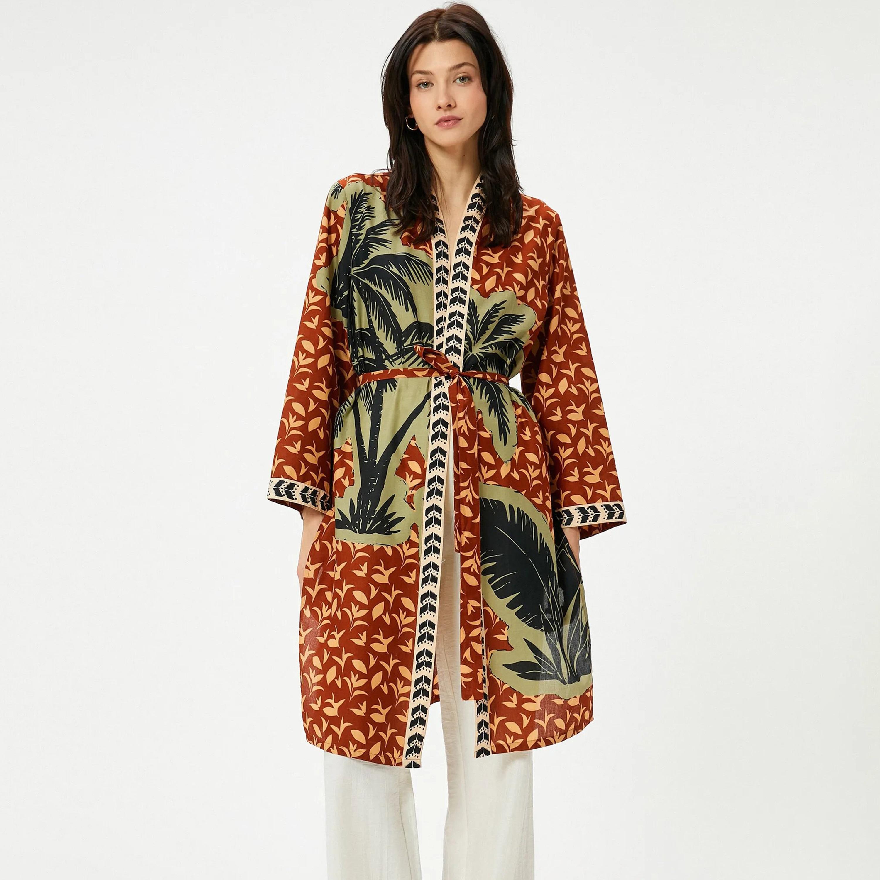 بليزر نسائي أسود اللون ذو ياقة صدر واحدة من كوتون-women-clothing-coatsandjackets-blazers-image-1