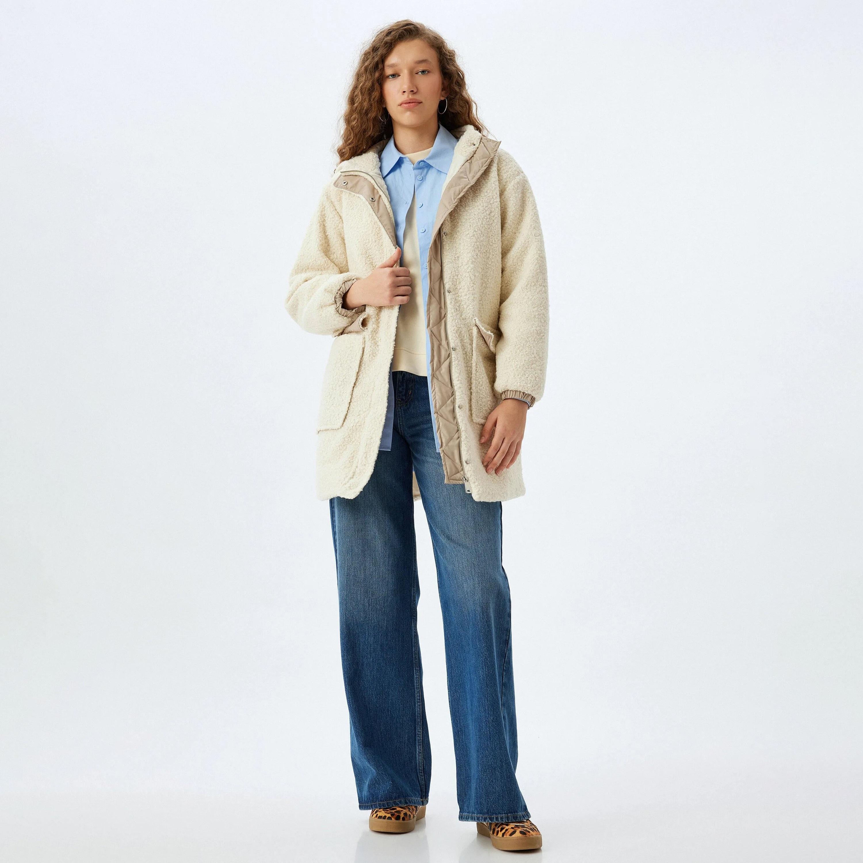 بليزر نسائي أسود اللون ذو ياقة صدر واحدة من كوتون-women-clothing-coatsandjackets-blazers-image-10