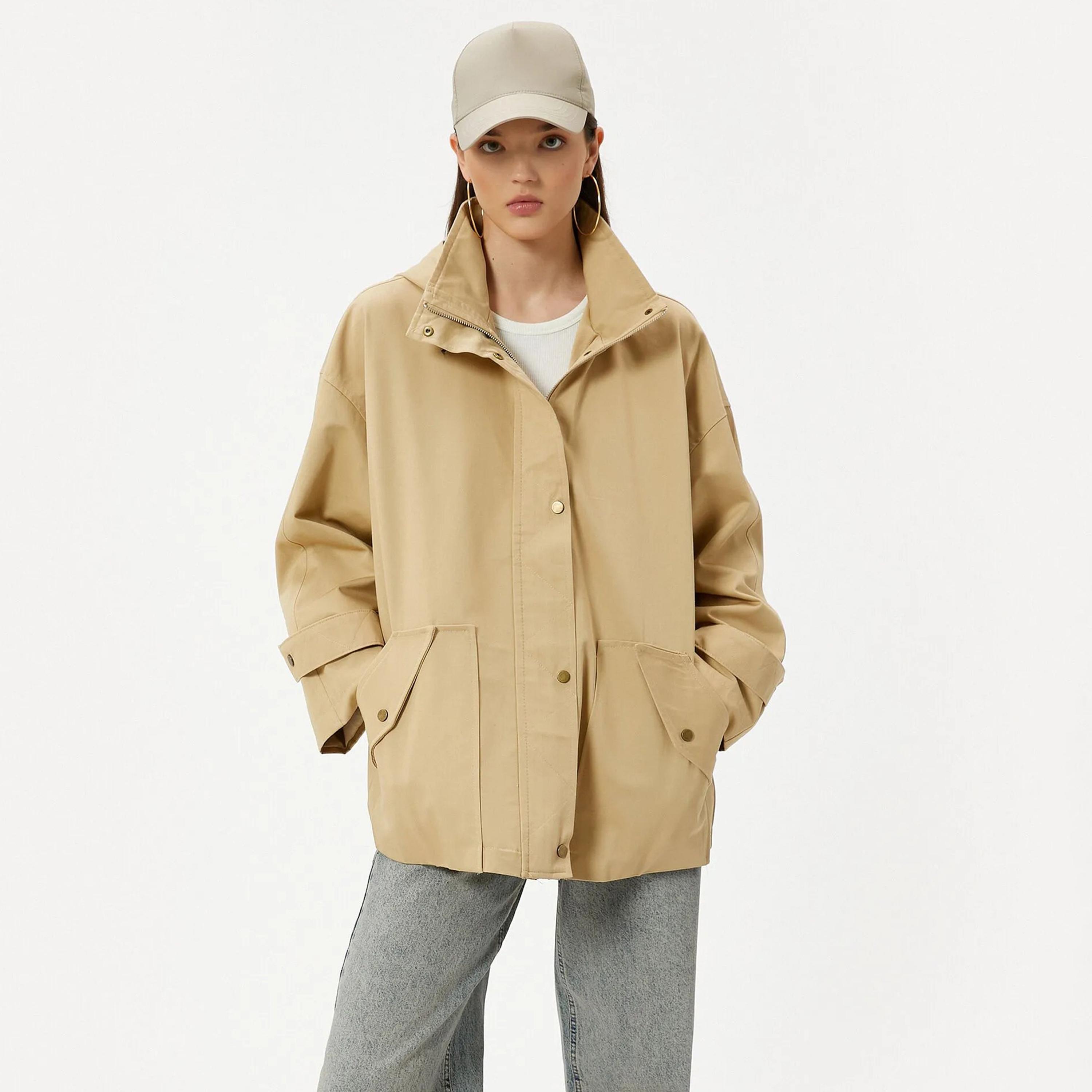 بليزر نسائي أسود اللون ذو ياقة صدر واحدة من كوتون-women-clothing-coatsandjackets-blazers-image-13