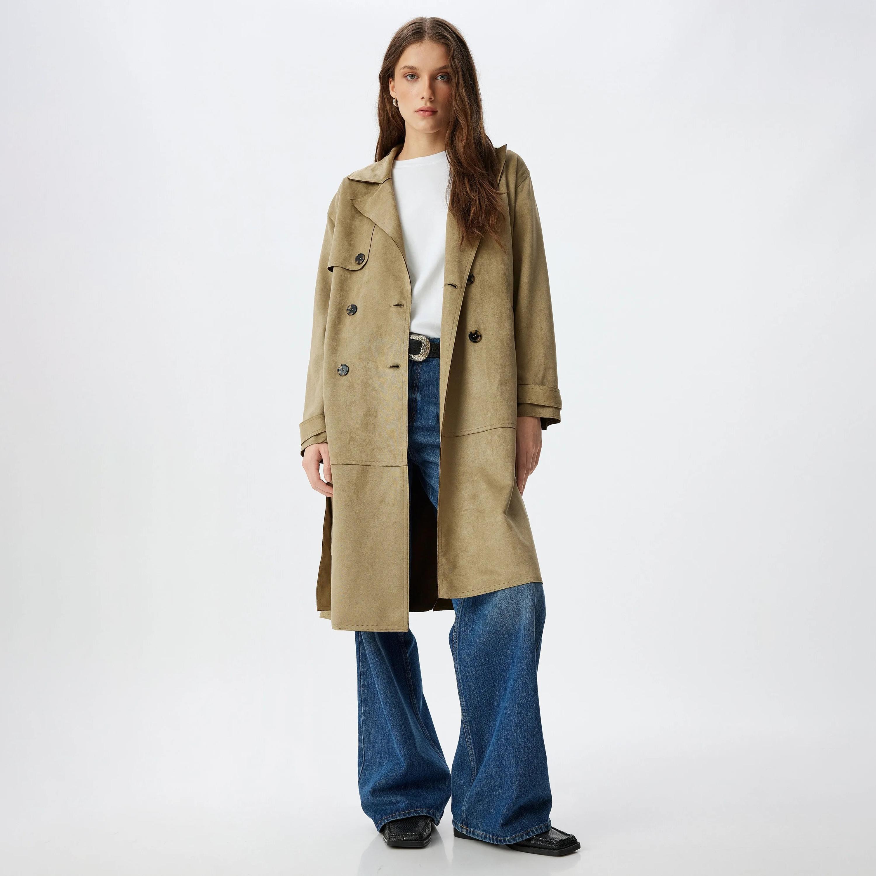 بليزر نسائي أسود اللون ذو ياقة صدر واحدة من كوتون-women-clothing-coatsandjackets-blazers-image-34