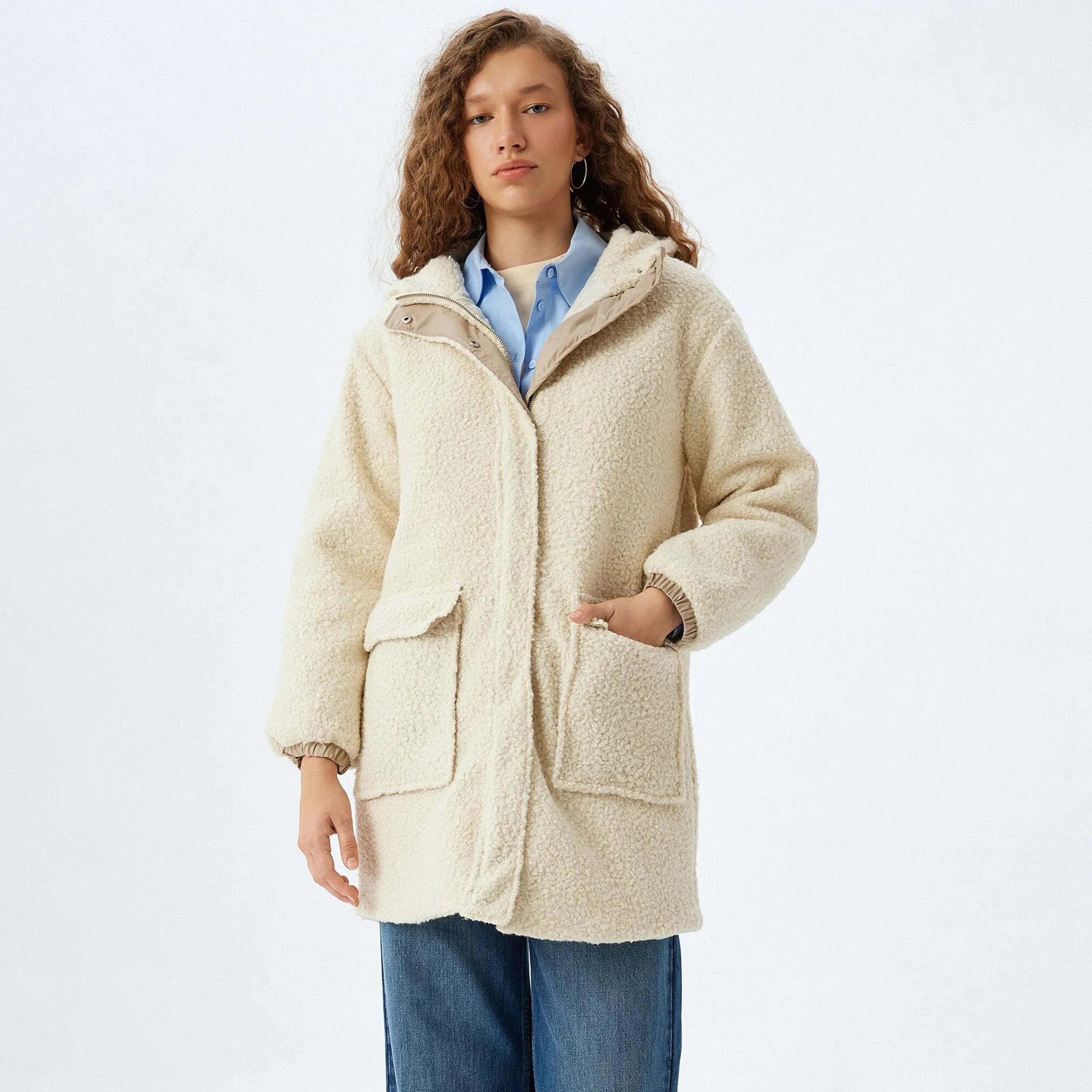بليزر نسائي أسود اللون ذو ياقة صدر واحدة من كوتون-women-clothing-coatsandjackets-blazers-image-9