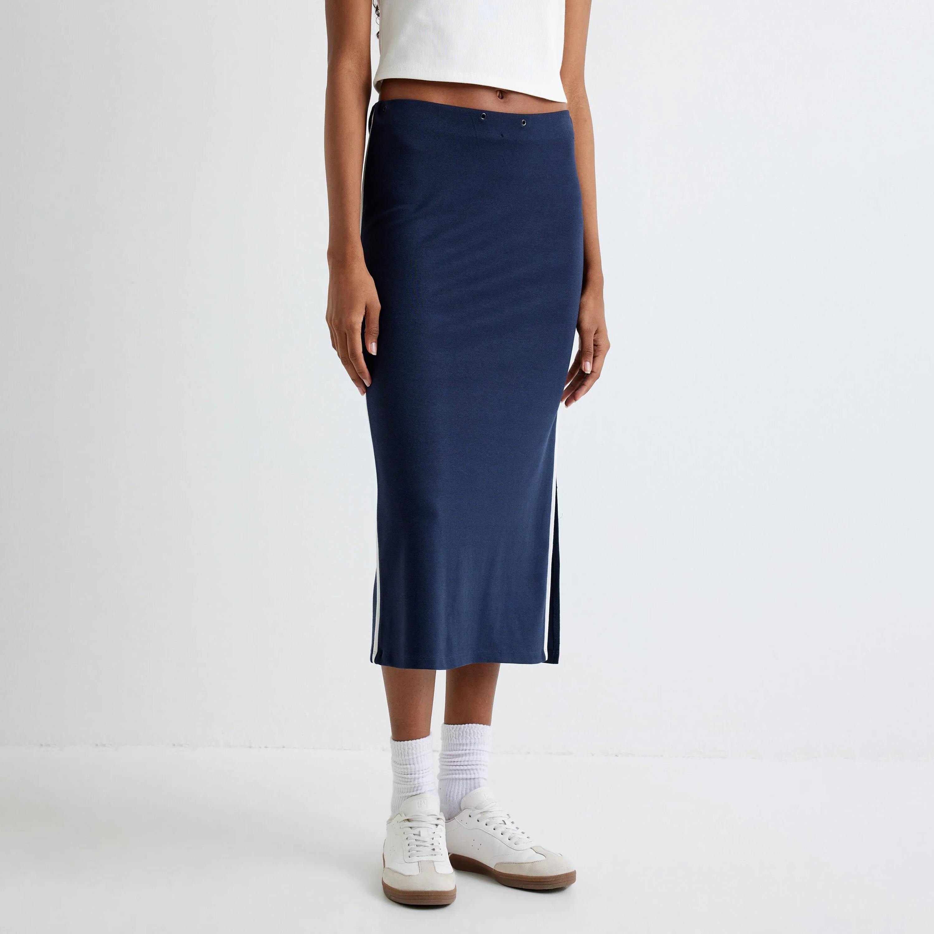 KOTON Blue Women's Skirt-women-clothing-bottoms-skirts-image-1