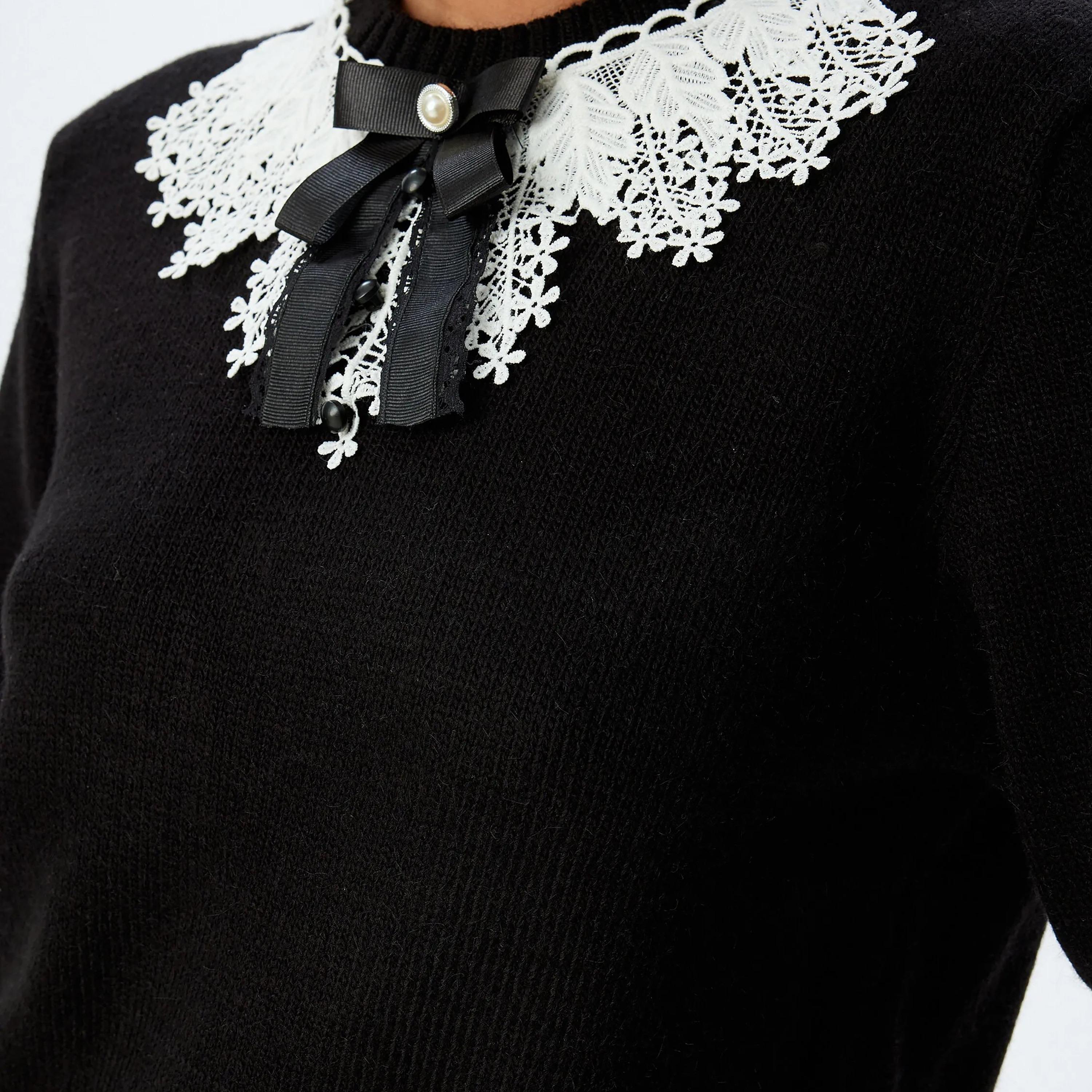 KOTON Black Women's Sweater-women-clothing-cardigansandjumpers-jumpers-image-4