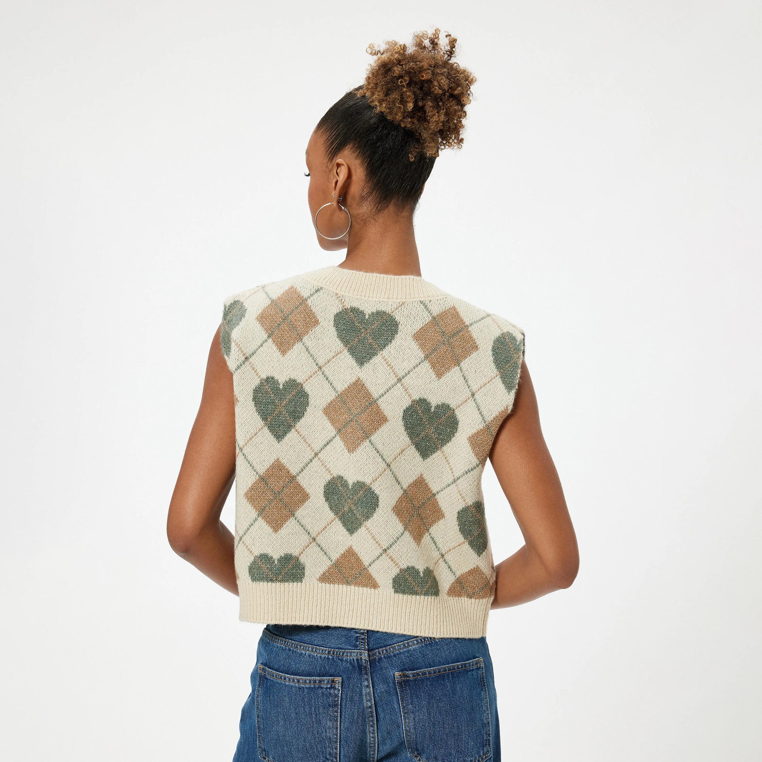 سترة نسائية هندسية باللون البيج من كوتون-women-clothing-cardigansandjumpers-jumpers-image-3