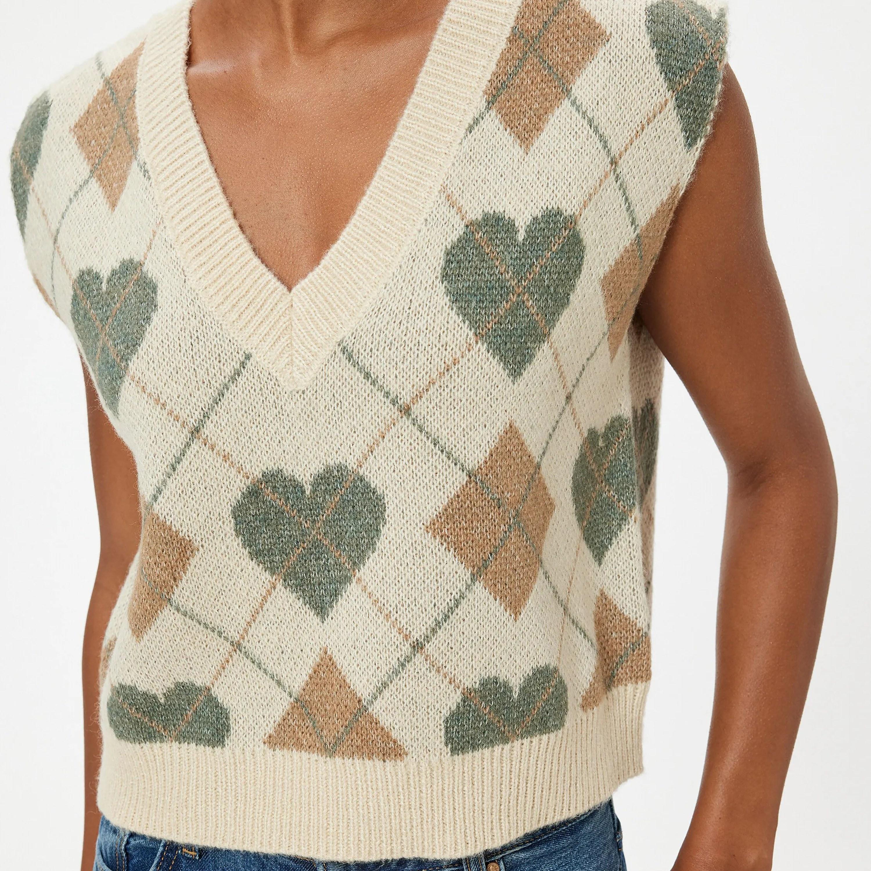 سترة نسائية هندسية باللون البيج من كوتون-women-clothing-cardigansandjumpers-jumpers-image-4