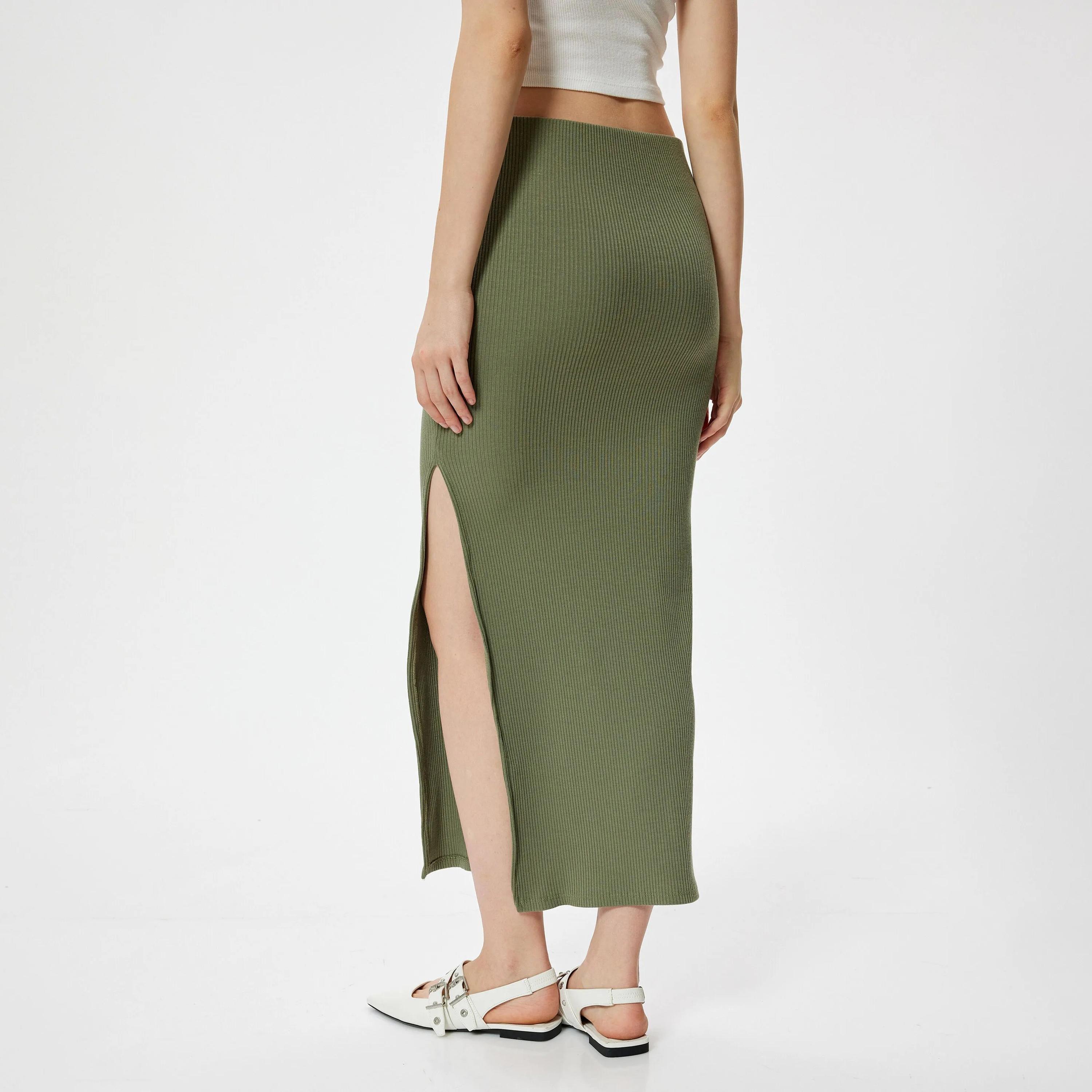 تنورة نسائية مضلعة من كوتون-women-clothing-bottoms-skirts-image-3