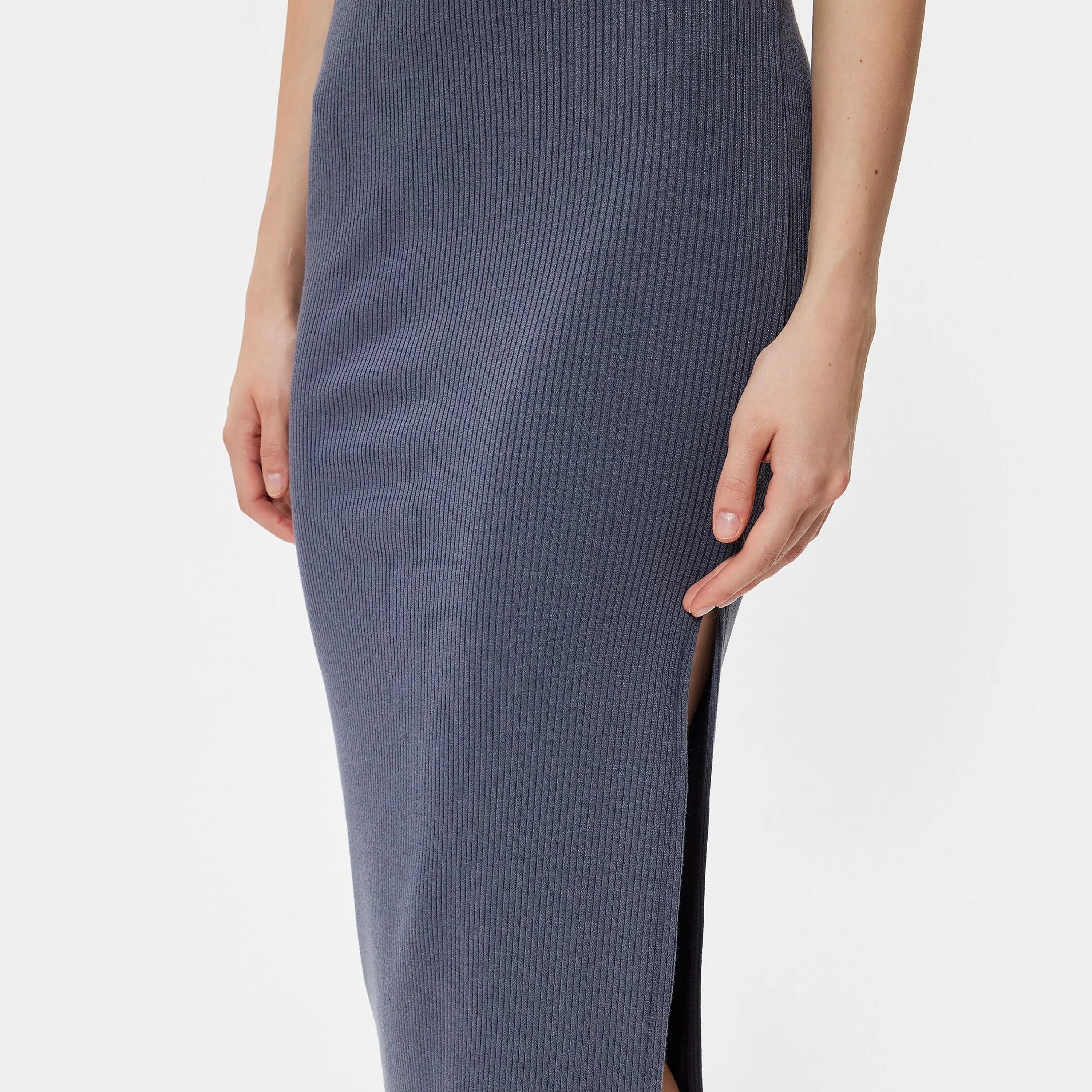KOTON Ribbed Women's Skirt-women-clothing-bottoms-skirts-image-4